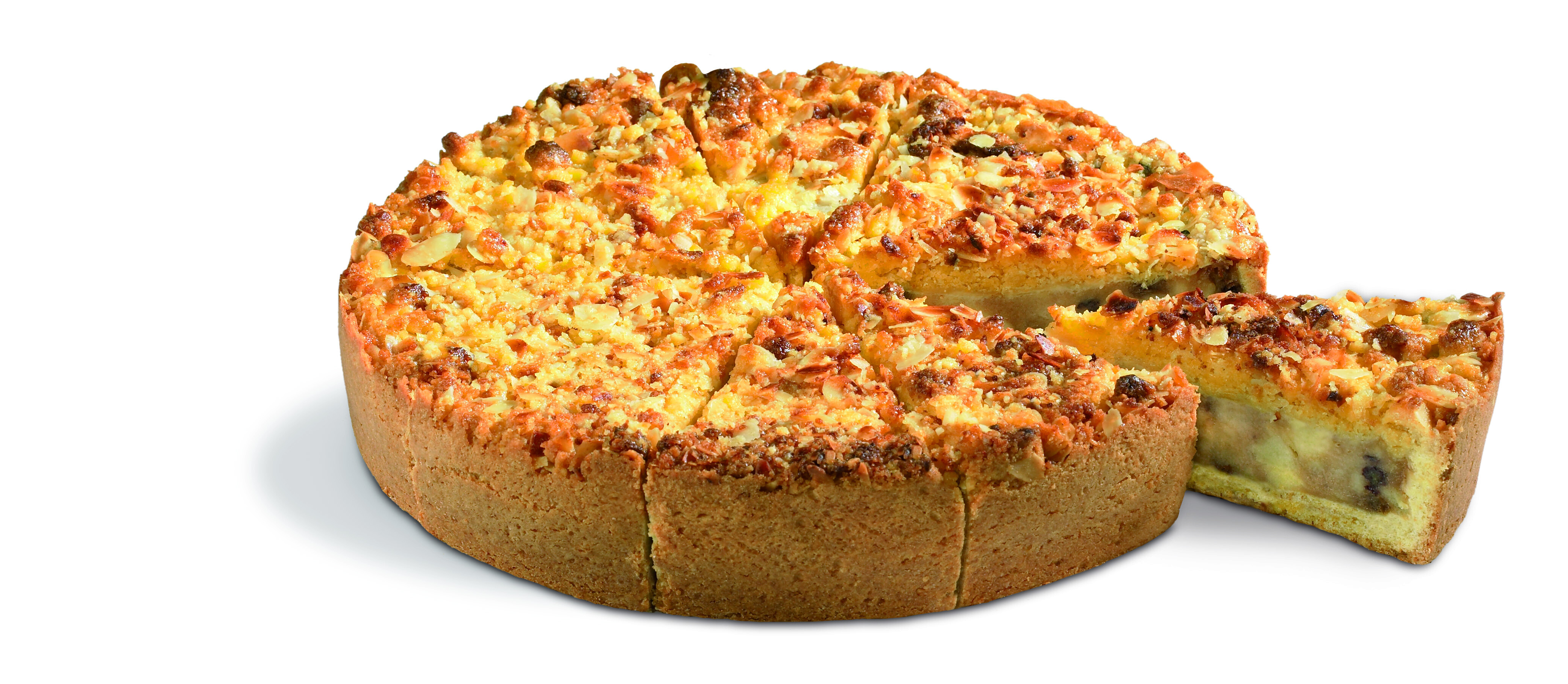 Beuk Bourgondische Appeltaart voorgesneden 10 porties 1800gr Diepvries