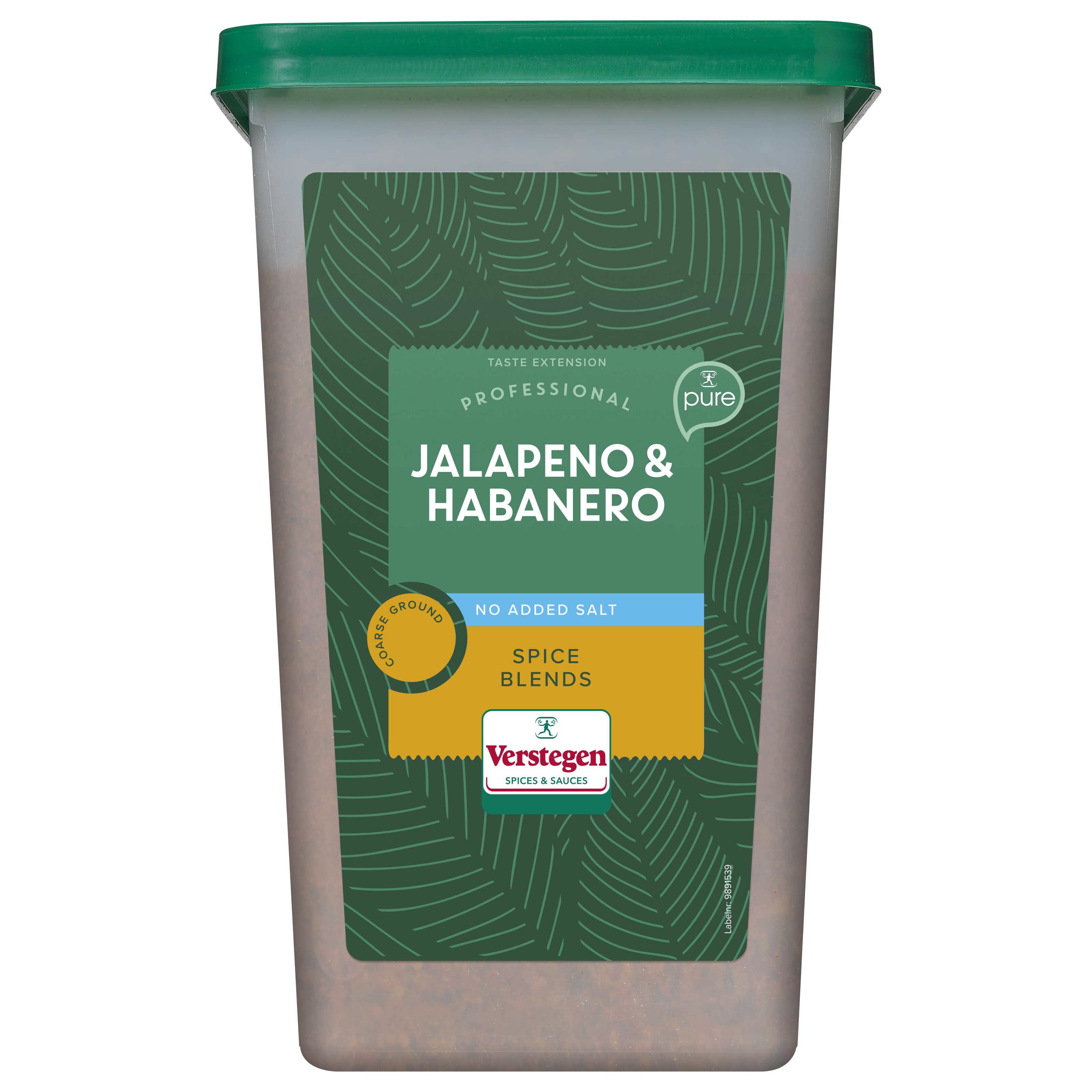 Verstegen Taste Extension Kruidenmix Jalapeno & Habanero 750gr Pure Spice Blend
