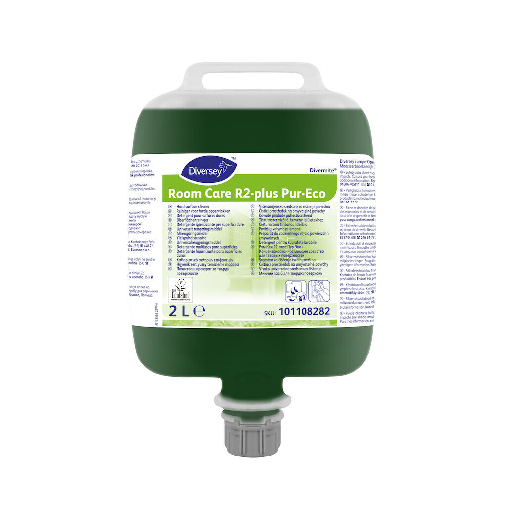 Room Care R2 Plus Pur Eco Geconcnetreerde Reiniger 2x2L Diversey  