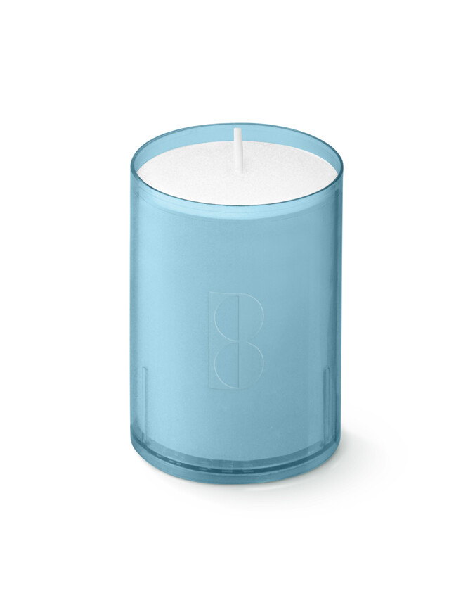 Bolsius Relight kaarsen navullingen aqua blauw 80st 