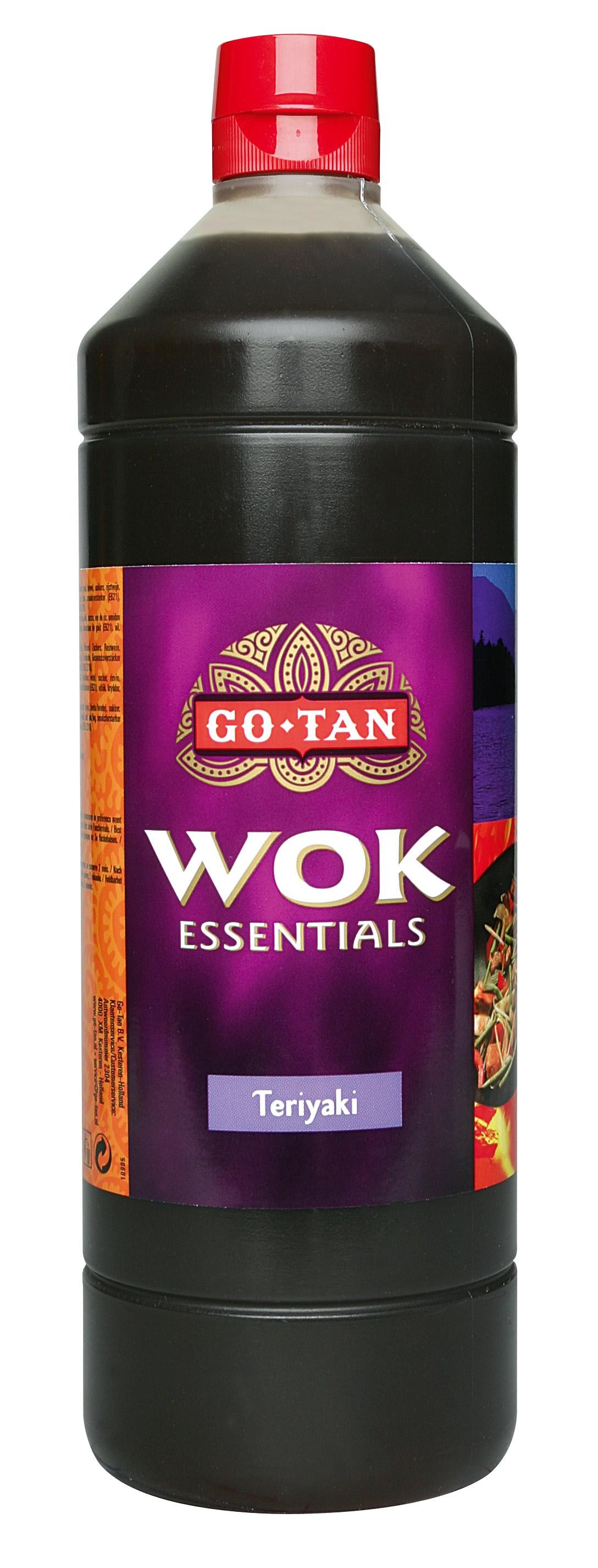 Wok essentials saus teriyaki 1L Go Tan