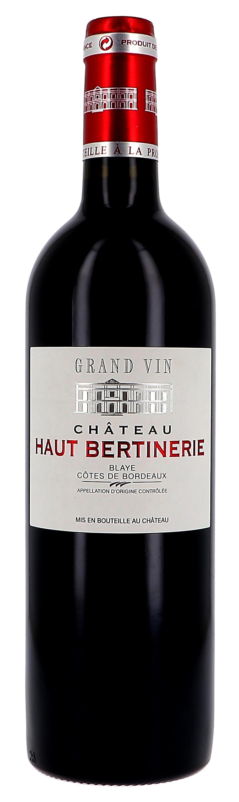 Ch.haut-bertinerie rood 75cl 04 1er cotes blaye