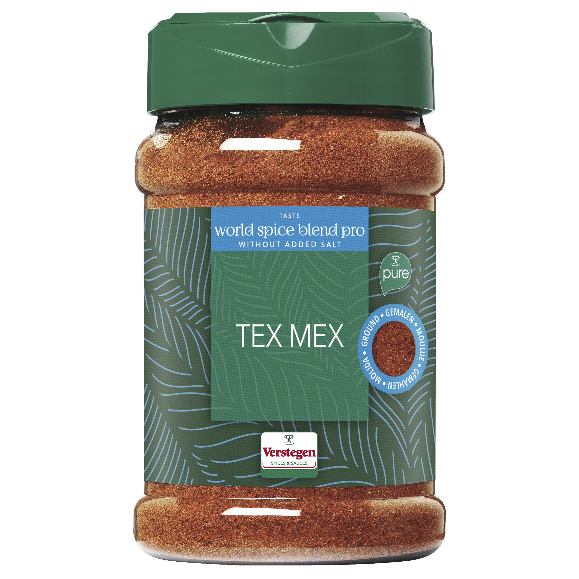 Verstegen Tex Mex kruidenmix zonder zout 165gr World Spice Blend