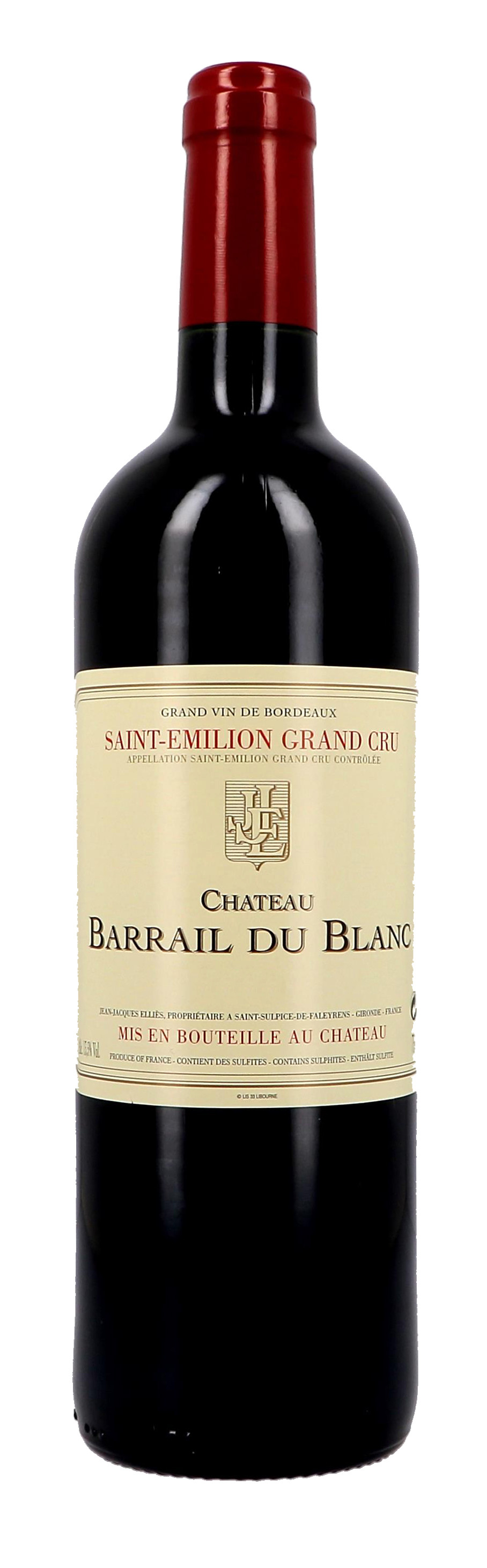 Chateau Barrail du Blanc 75cl 2016 Saint Emilion Grand cru (Wijnen)