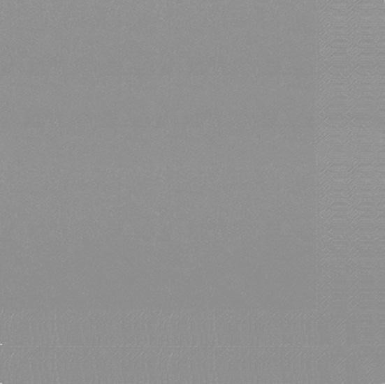 Duni servetten graniet grijs 2-laags 1/4-vouw 33x33cm 125st