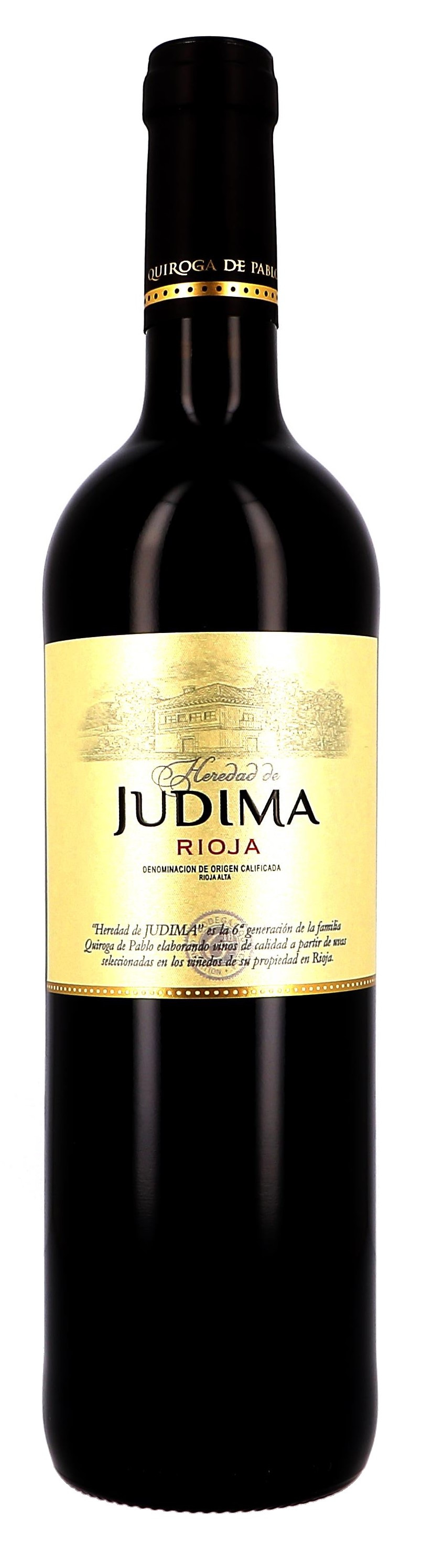 Heredad de Judima Tempranillo tinto 75cl 2018 Rioja Bodegas Quiroga de Pablo (Wijnen)