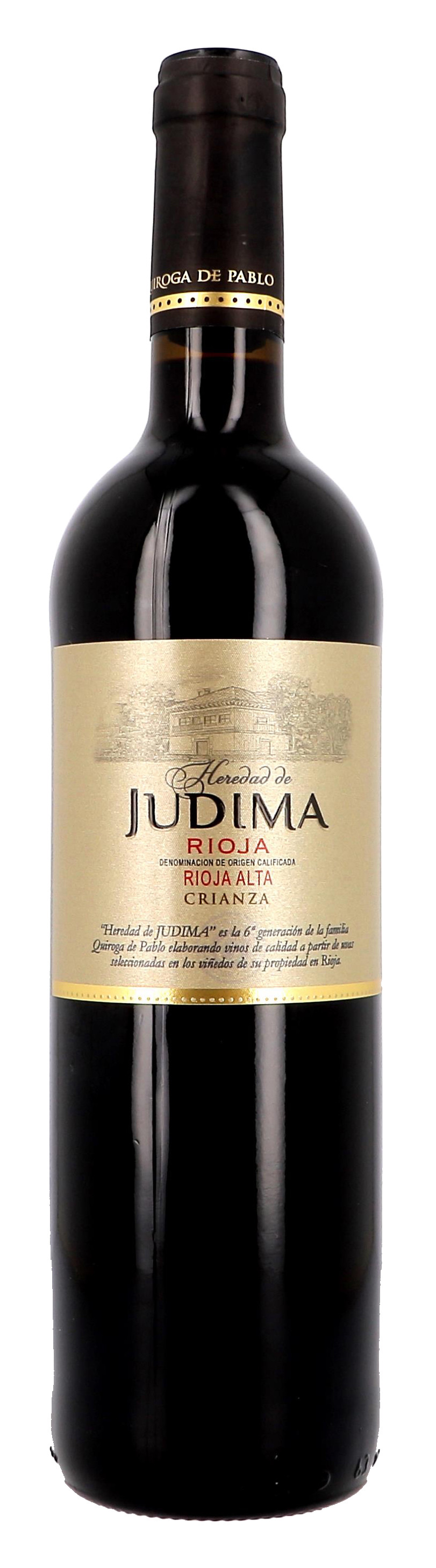 Heredad de Judima Crianza tinto 75cl 2015 Rioja Bodegas Quiroga de Pablo (Wijnen)