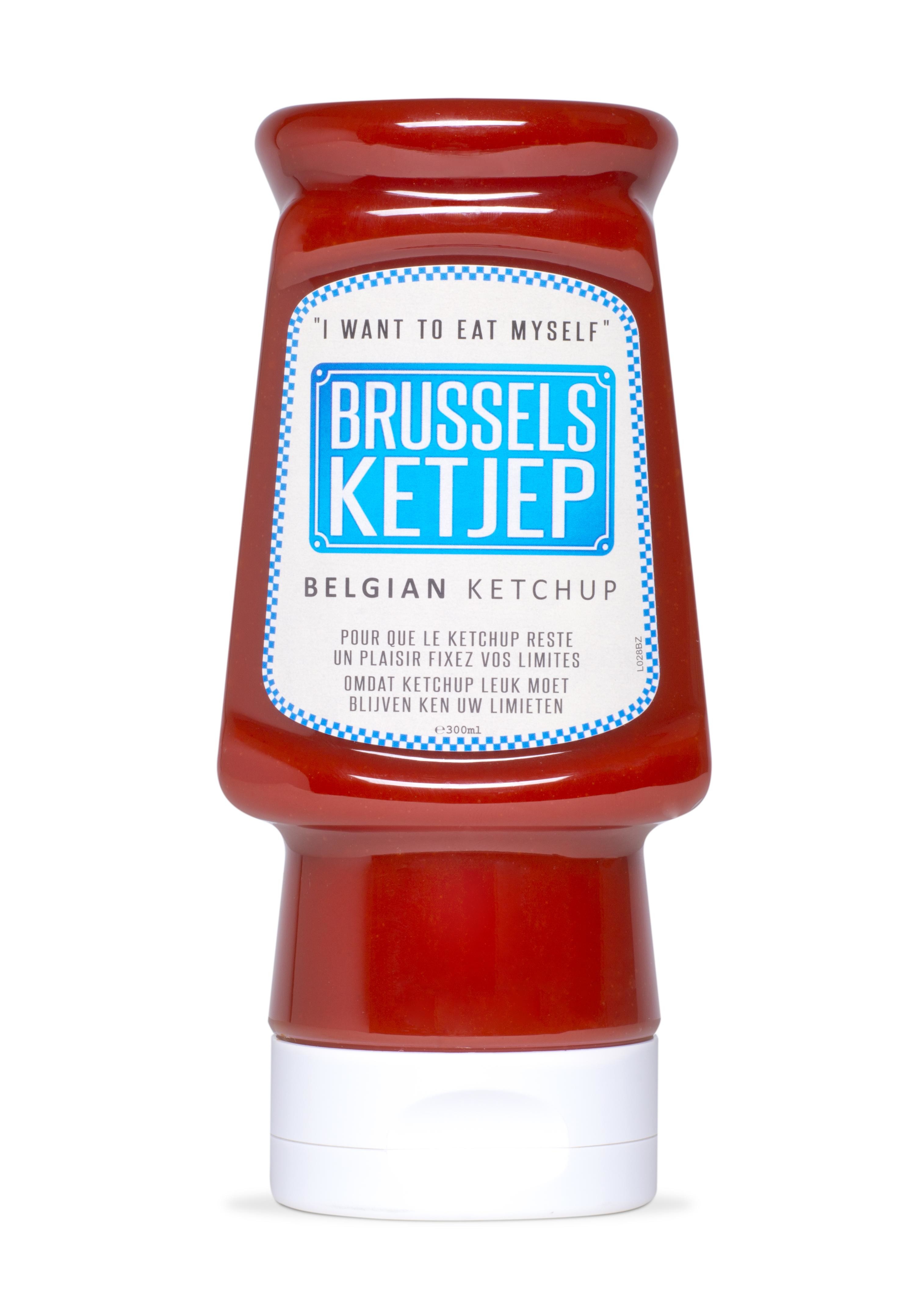 Tomaten Ketchup Brussels Ketjep 300ml knijpfles