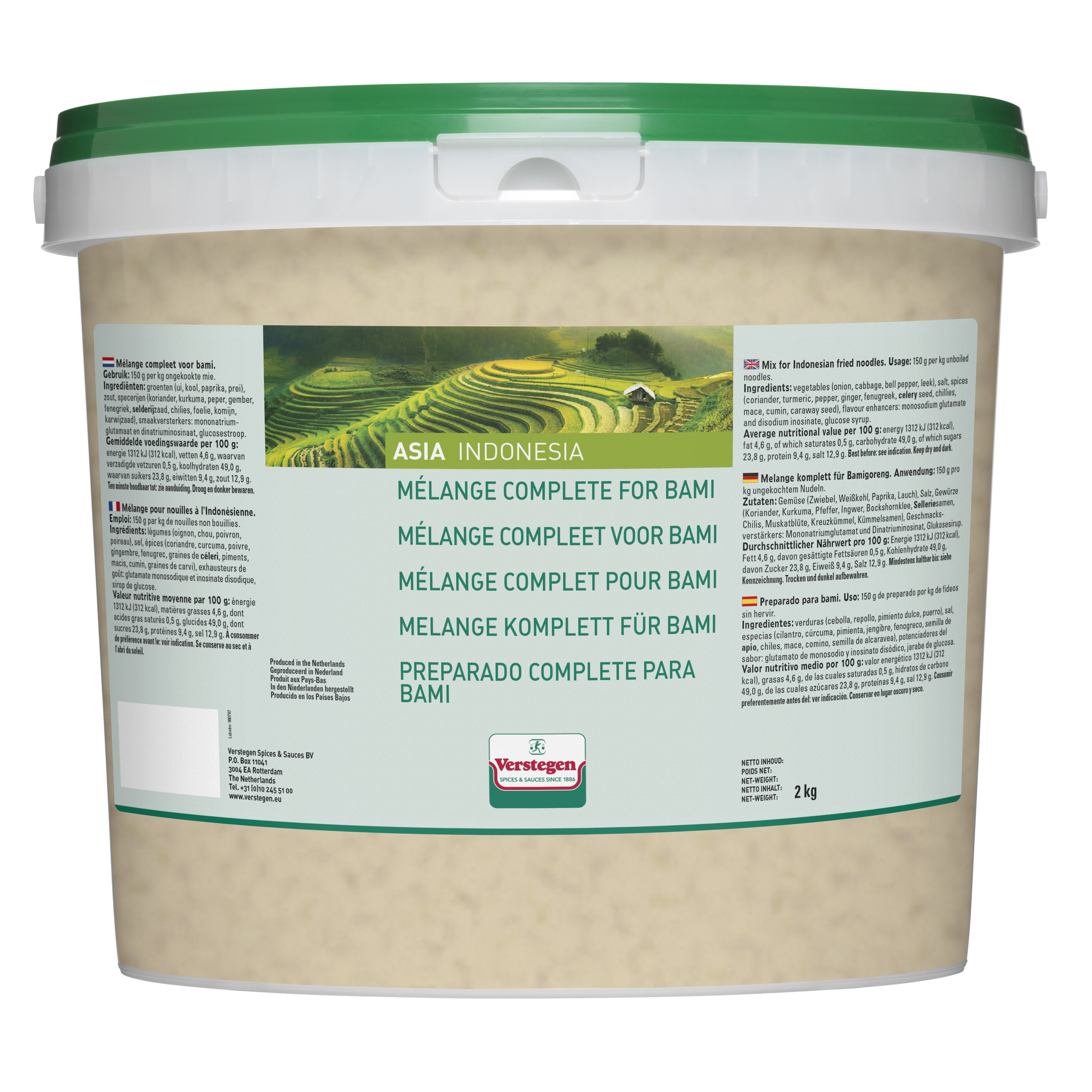 Verstegen Kruidenmix voor Bami compleet 2kg