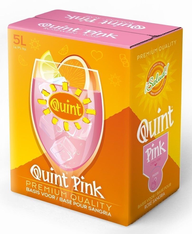 Sangria Quint Pink 5L 15% BIB (Sangria)