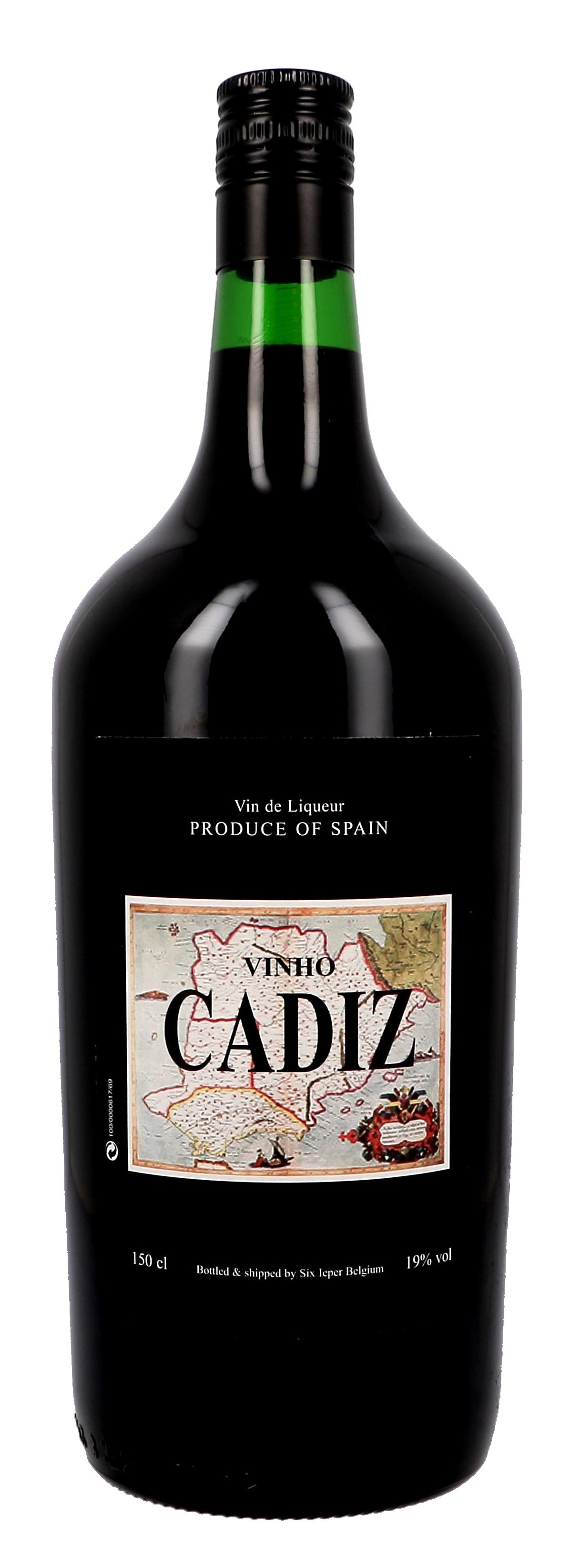 Aperitief op basis van wijn Vinho Cadiz rood 1.5L 19% Likeurwijn (Porto)