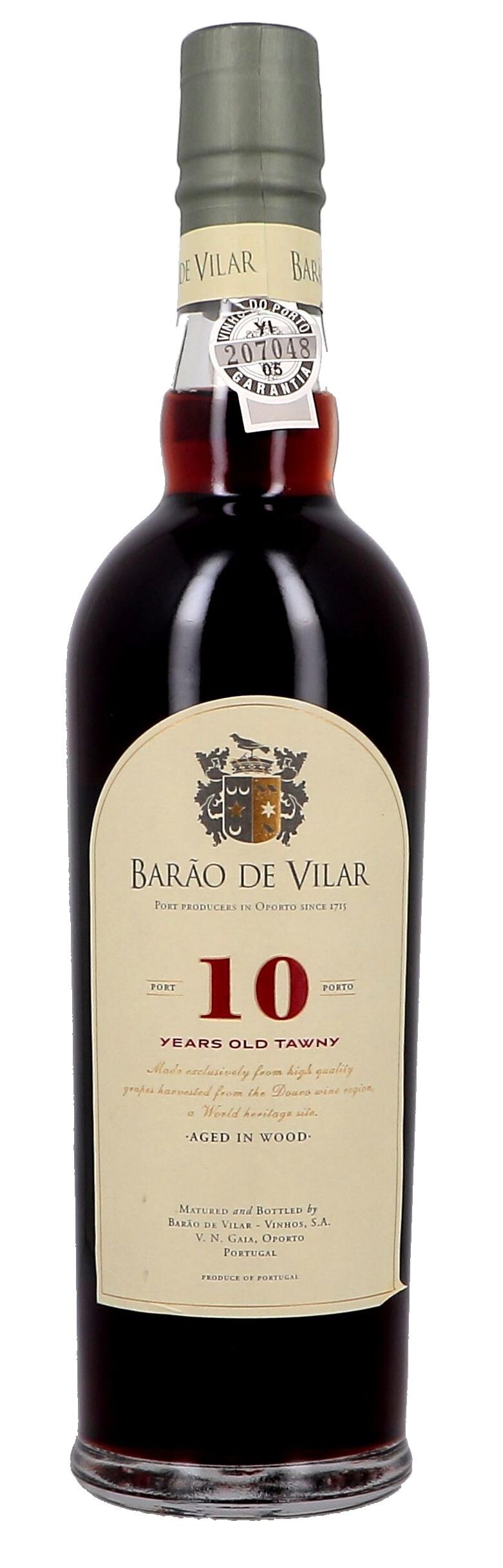 Porto Barao de Vilar 10 Years Old Tawny 50cl 20% (Porto)