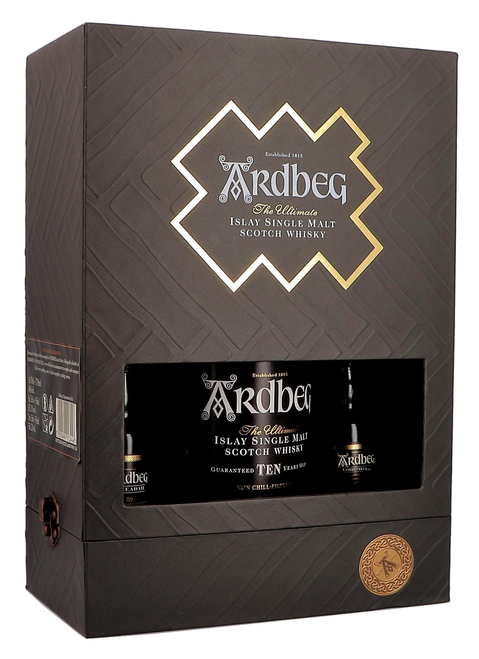 Ardbeg Exploration 10 Years 70cl + 2 x 5cl Geschenkdoos (Whisky)
