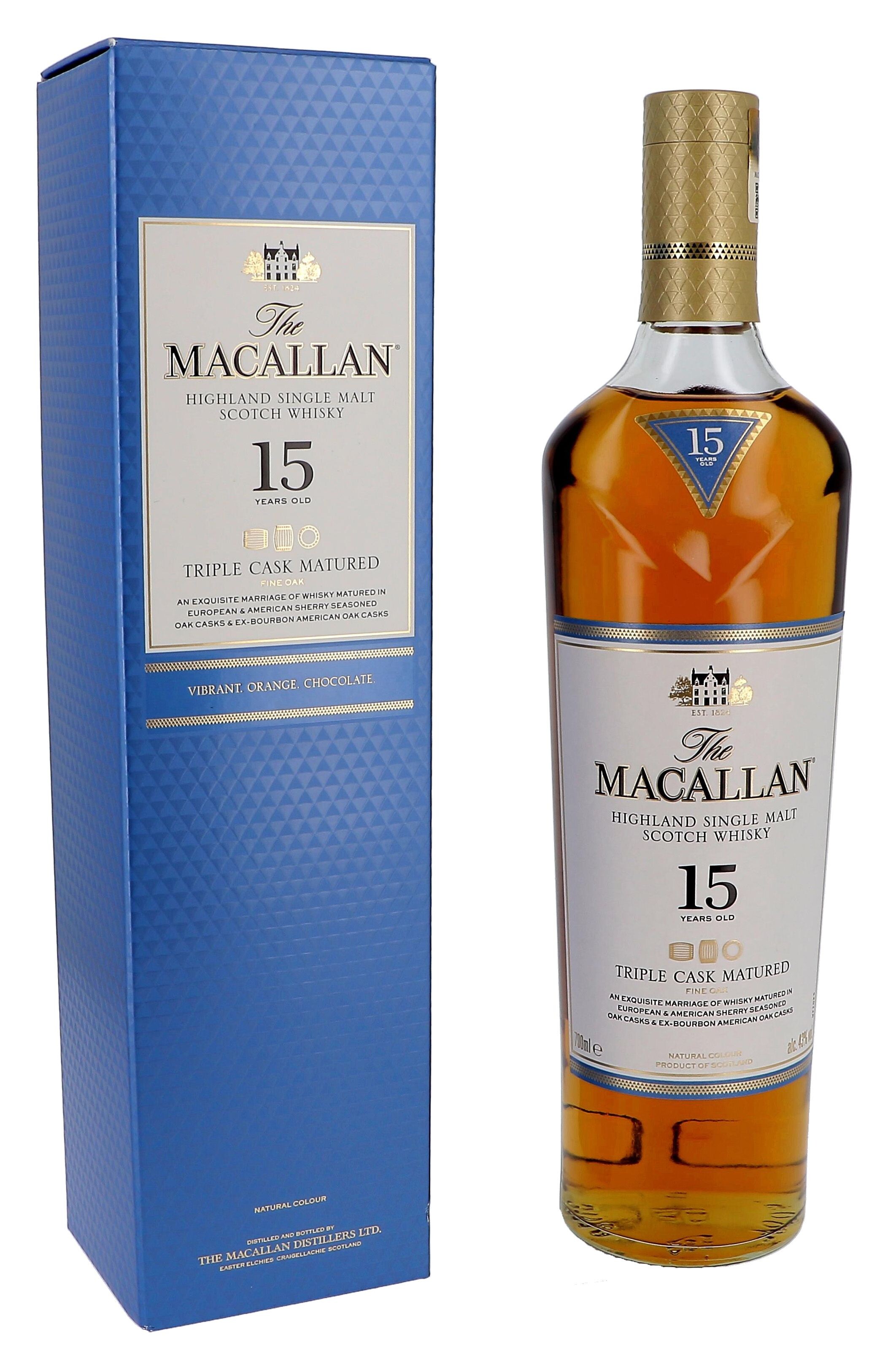 The Macallan 1824 Amber 70cl 40% Highland Single Malt Scotch Whisky