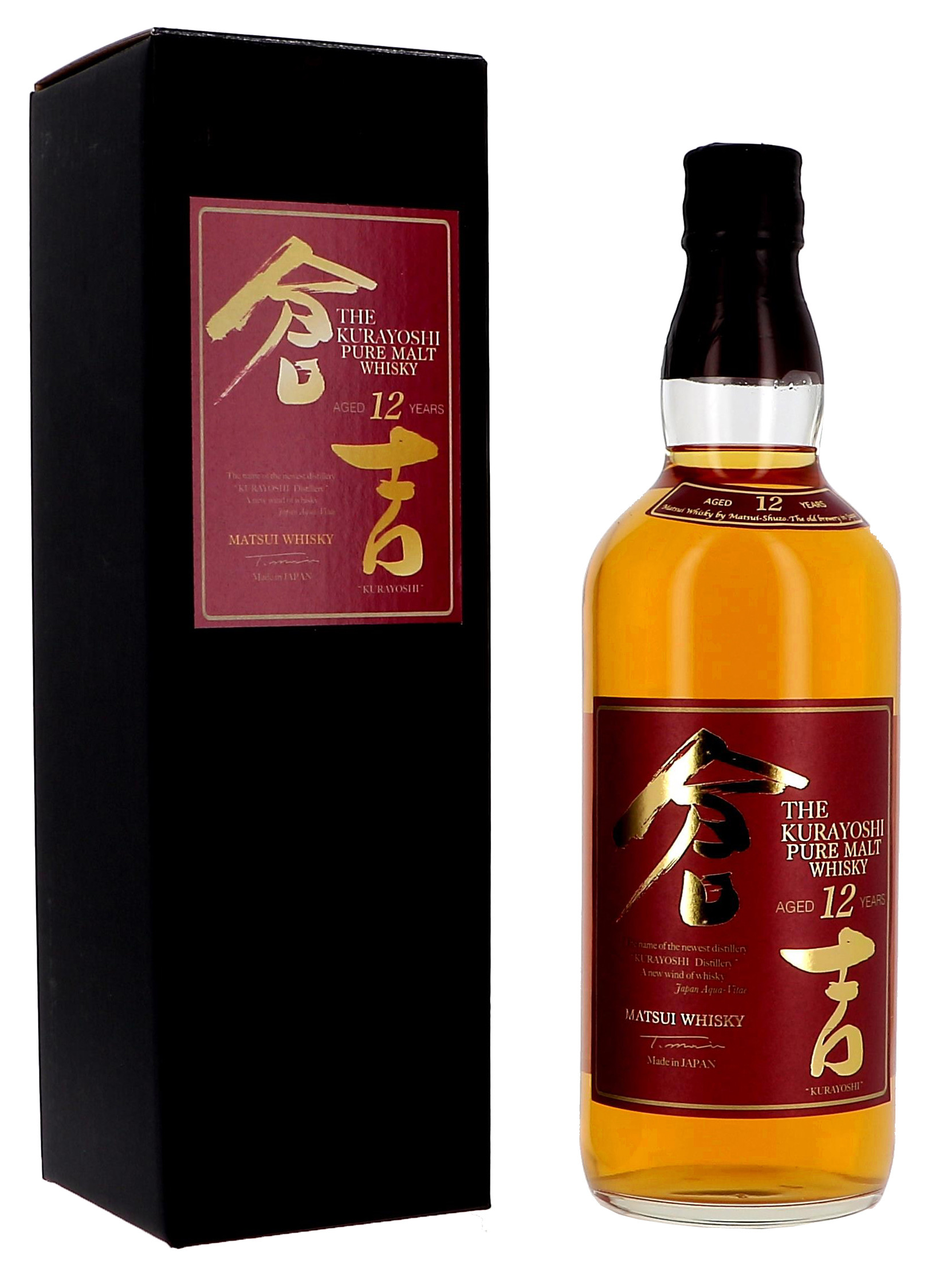 The Kurayoshi 12 Years 70cl 43% Japanese Pure Malt Whisky (Whisky)
