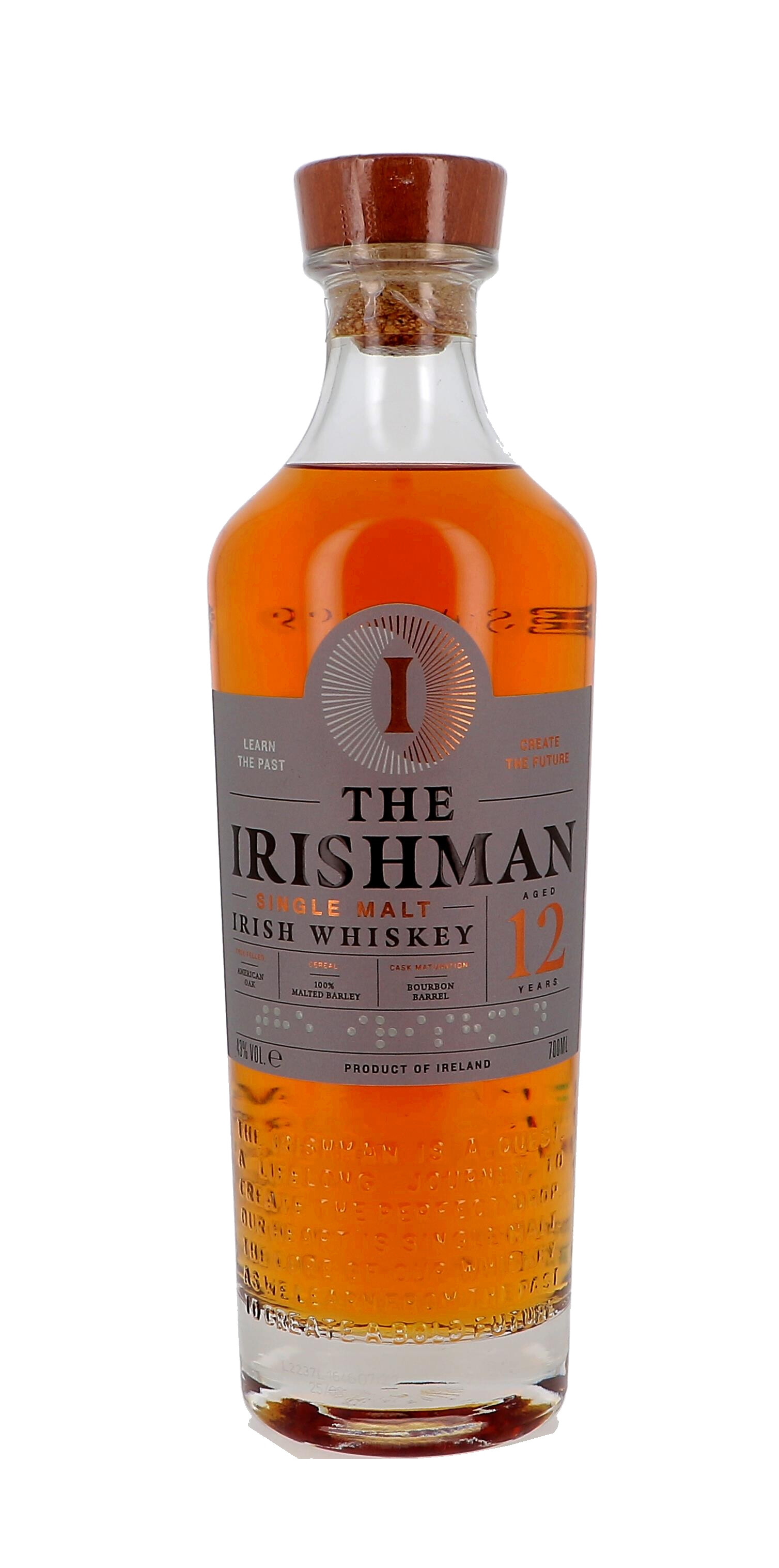 The Irishman 12Years 70cl 43% Irish Single Malt Whiskey