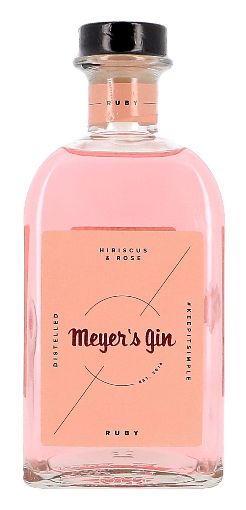 Gin Meyers Ruby Hibiscus & Rose 50cl 38% Belgie (Gin & Tonic)