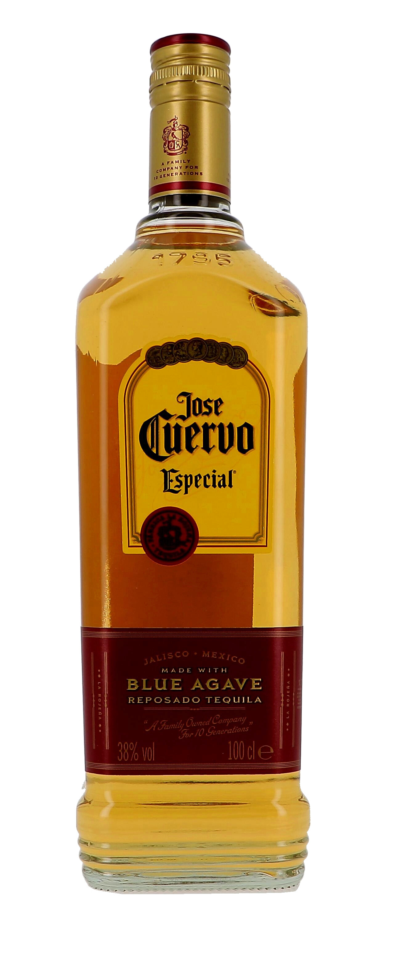 Tequila Jose Cuervo Especial Reposado Blue Agave 1L 38% Jalisco Mexico