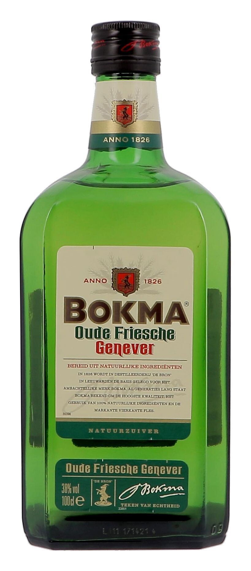 Bokma Oud jenever 1L 38% (Jenever)