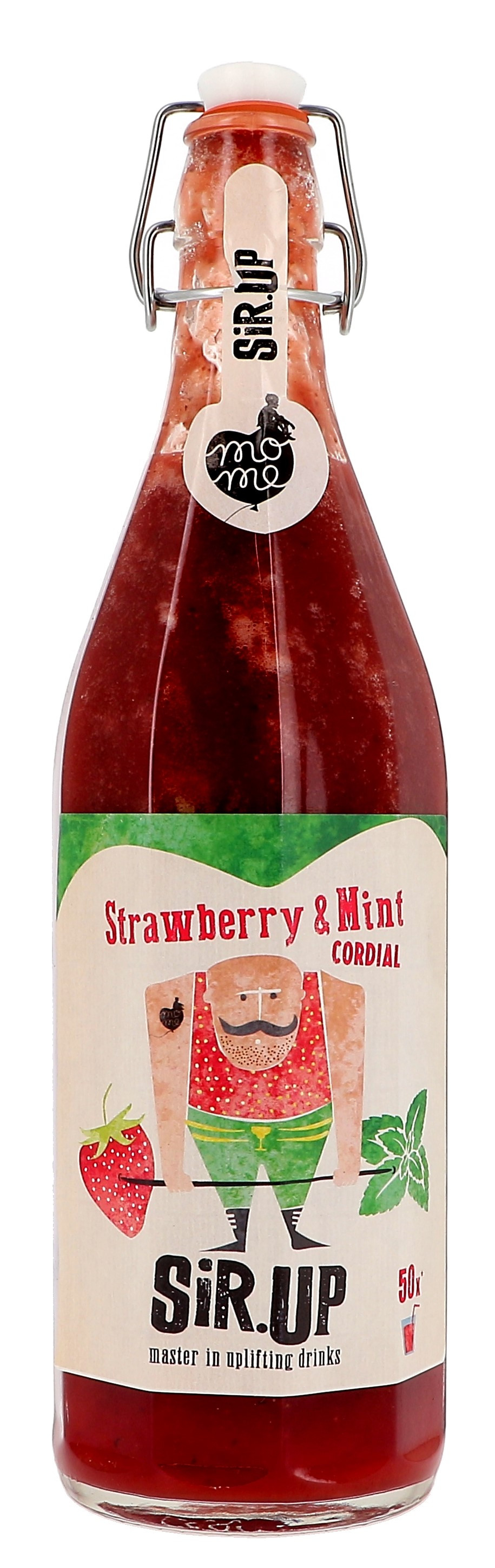 Sir.UP Mo Me Cordial Limo Strawberry Mint 1L 0%