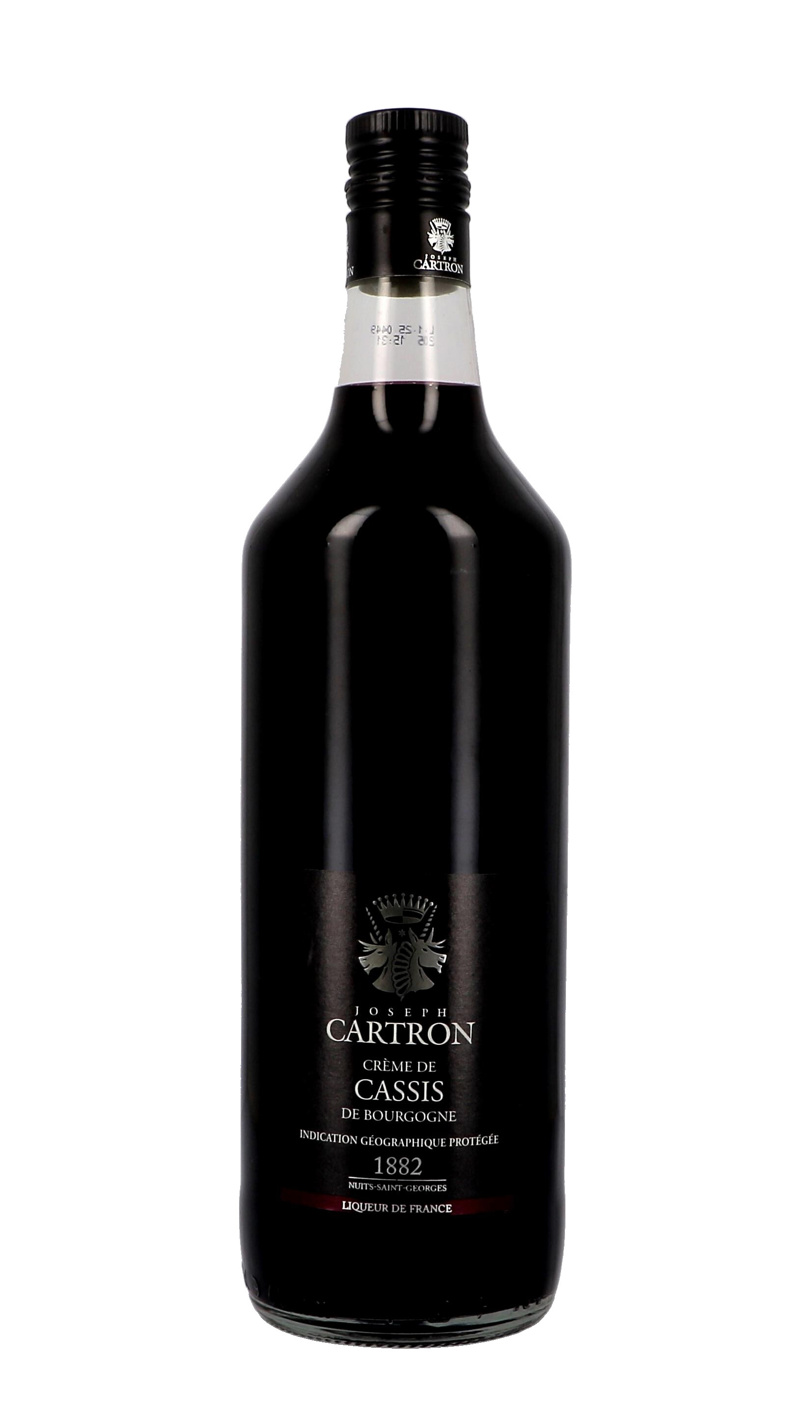 Creme de Cassis 1L 15% Joseph Cartron (Likeuren)