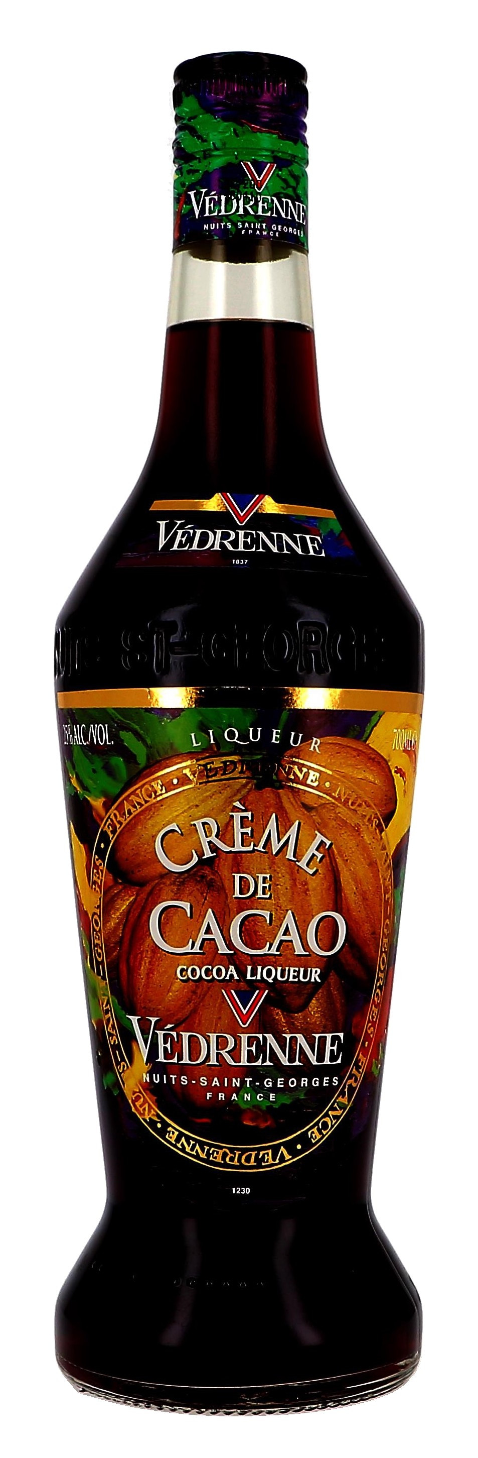 Vedrenne Creme de Cacao bruin 70cl 25% Likeur (Likeuren)