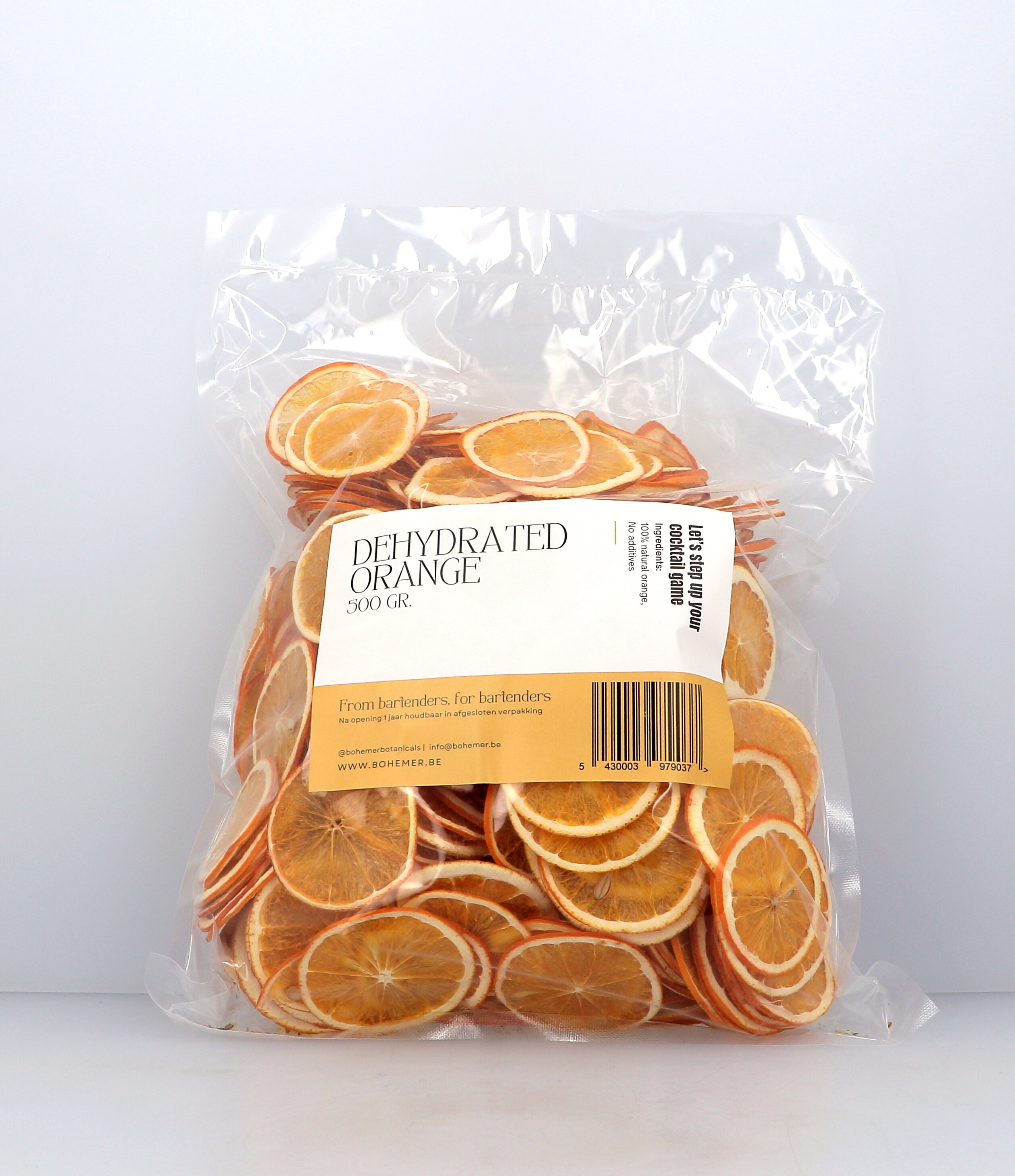 Sinaasappel Schijfjes gevriesdroogd 500gr Bohemer