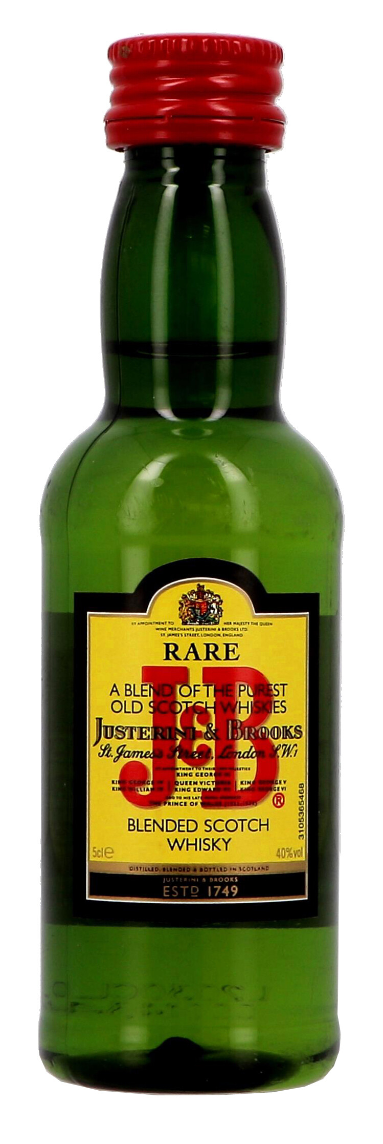 Miniatuur Justerini & Brooks 5cl 40% Scotch Blended Whisky