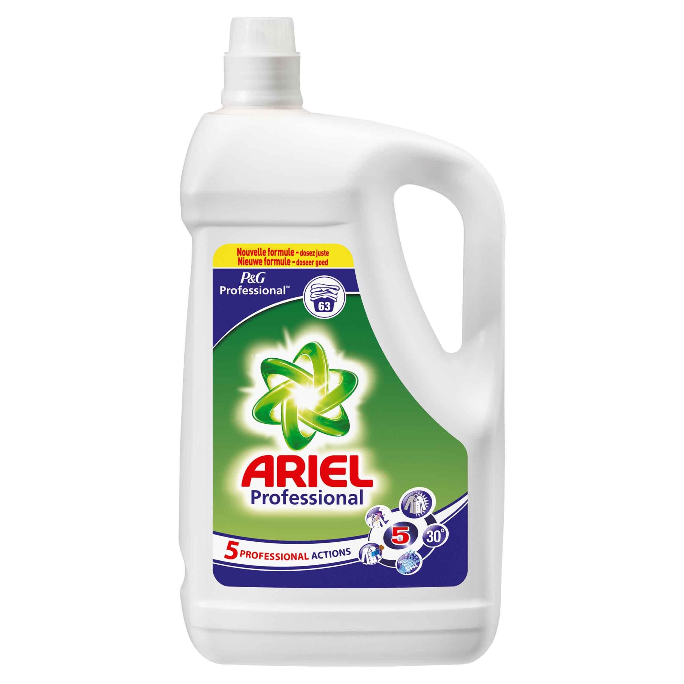 Ariel Regular Actilift 63dos 4.095L vloeibaar wasmiddel P&G Professional