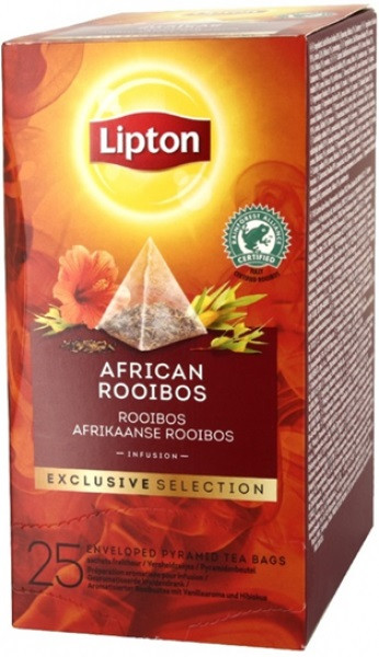 vacature Veroorloven Verspreiding Lipton Tea African Rooibos EXCLUSIVE SELECTION 25st Online Kopen - Nevejan