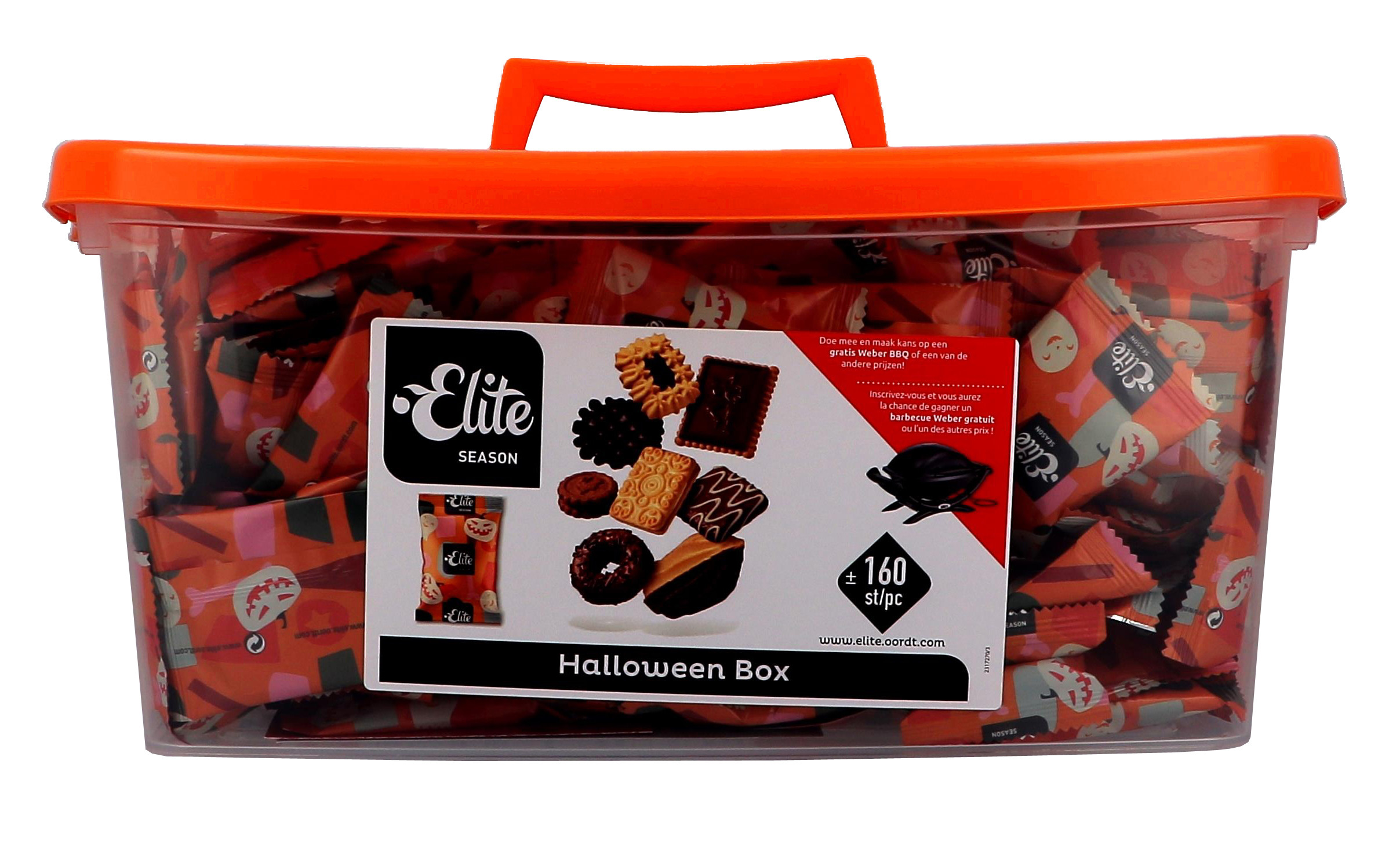 Elite Biscuits Halloween assortiment 160st box