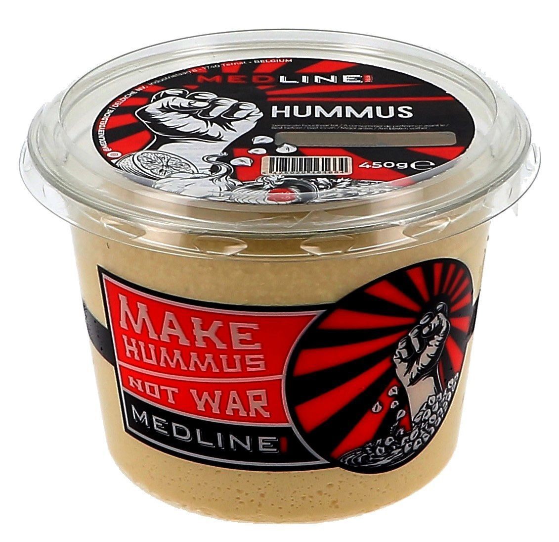 Delisol Hummus Natuur Sud'n'Sol 450gr pot (Default)