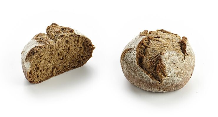 Panesco Donker tarweroggebroodje met aardappelvlokken en mout 45x110gr 5001860