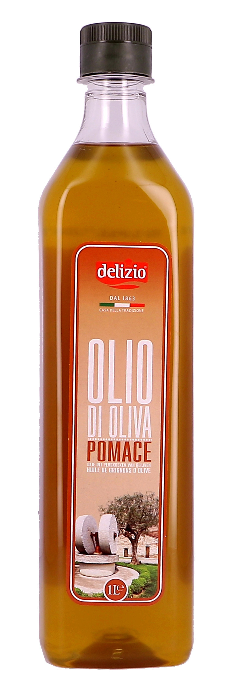 Pomace olijfolie sansa 1L Delizio (Olijfolie)