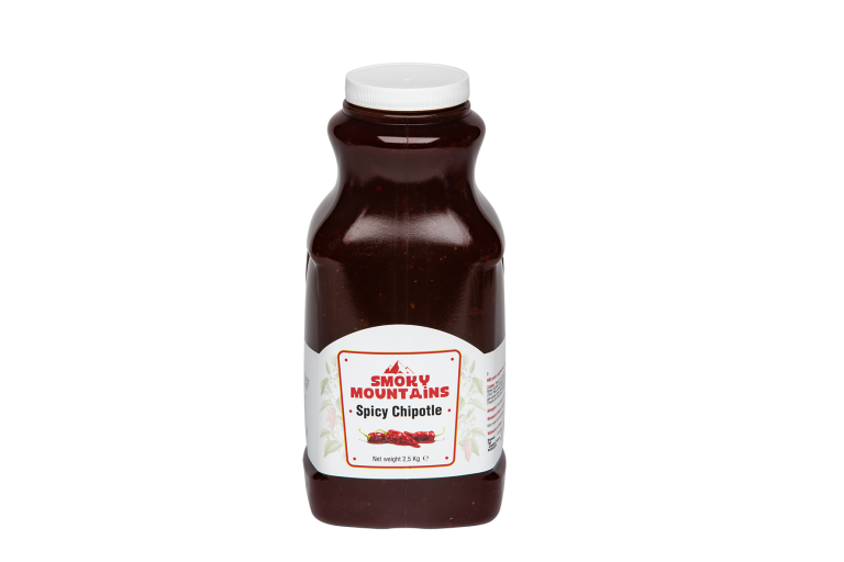 Smoky Mountains Spicy Shipotle Barbecue saus 2.5kg L.A. Streetfood