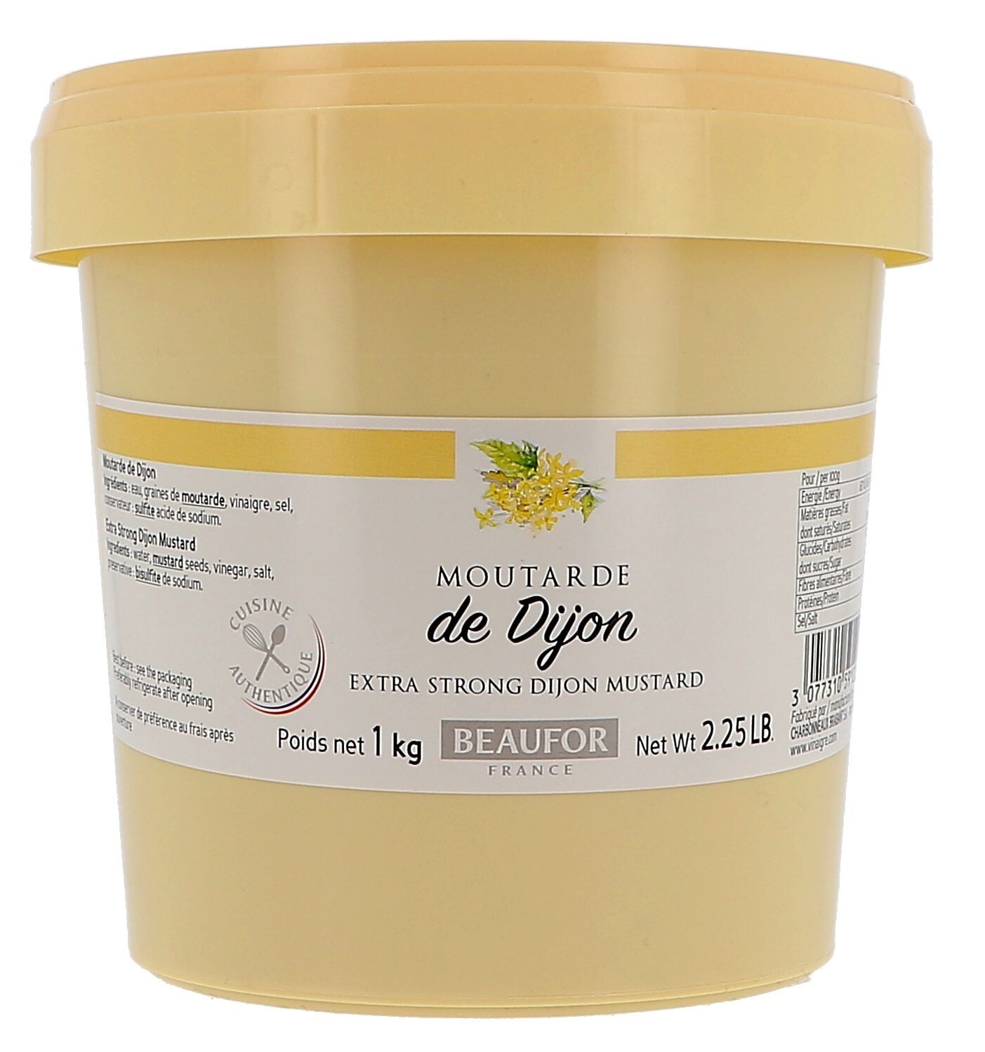 Amora Mosterd Dijon 5kg emmer