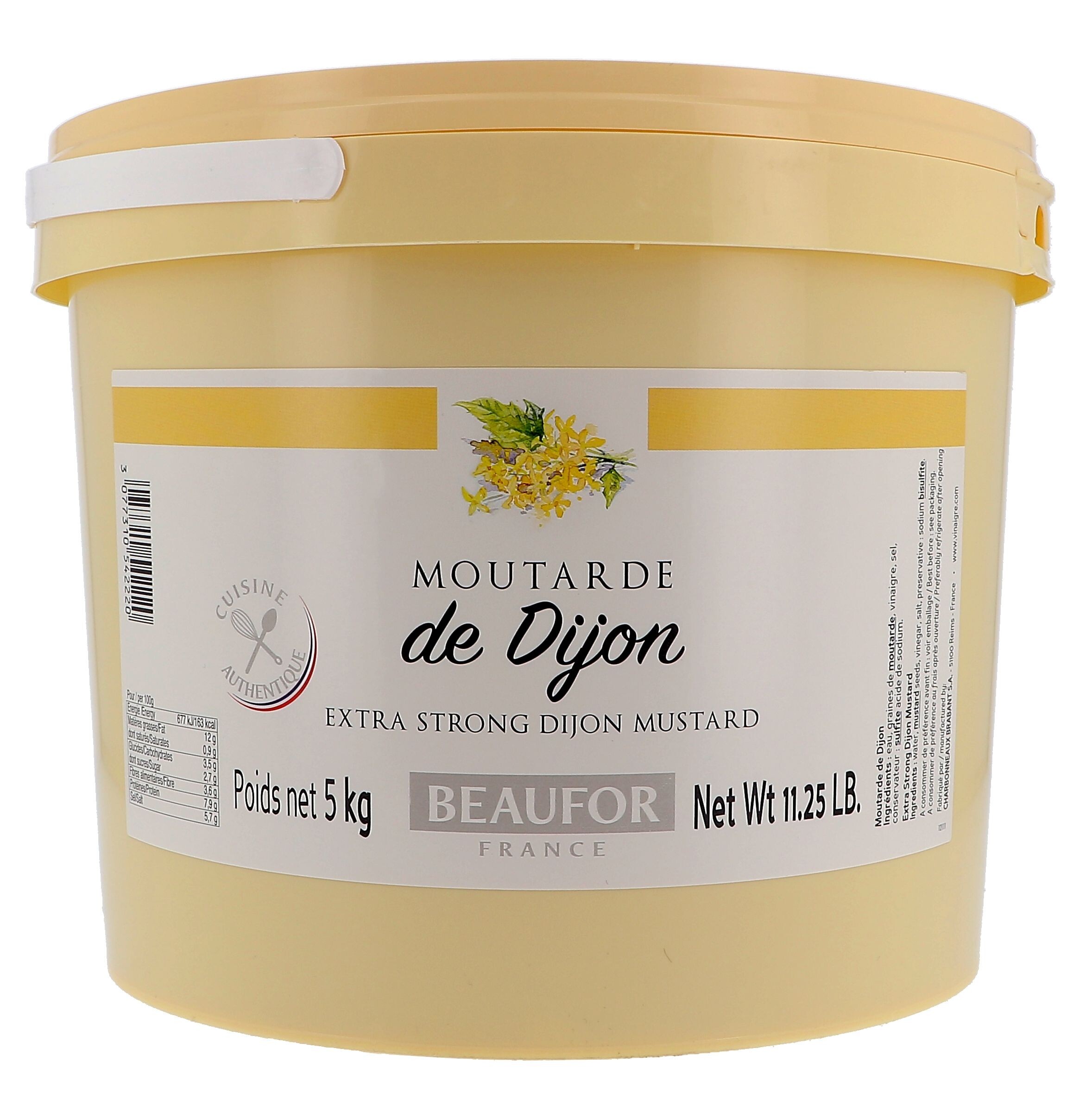 Amora Mosterd Dijon 5kg emmer