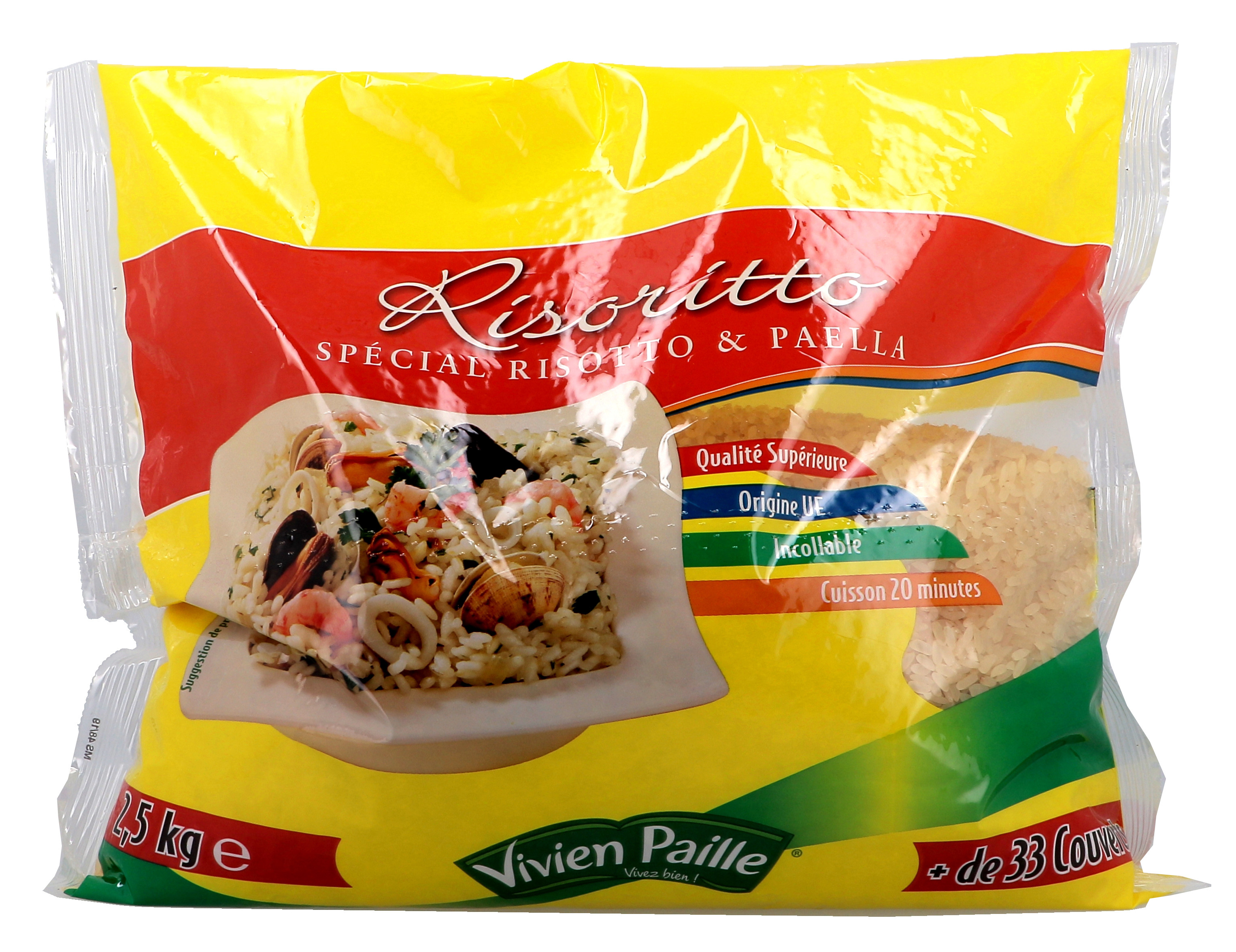 Paella & Risotto rijst 2,5kg Vivien Paille (Rijst)