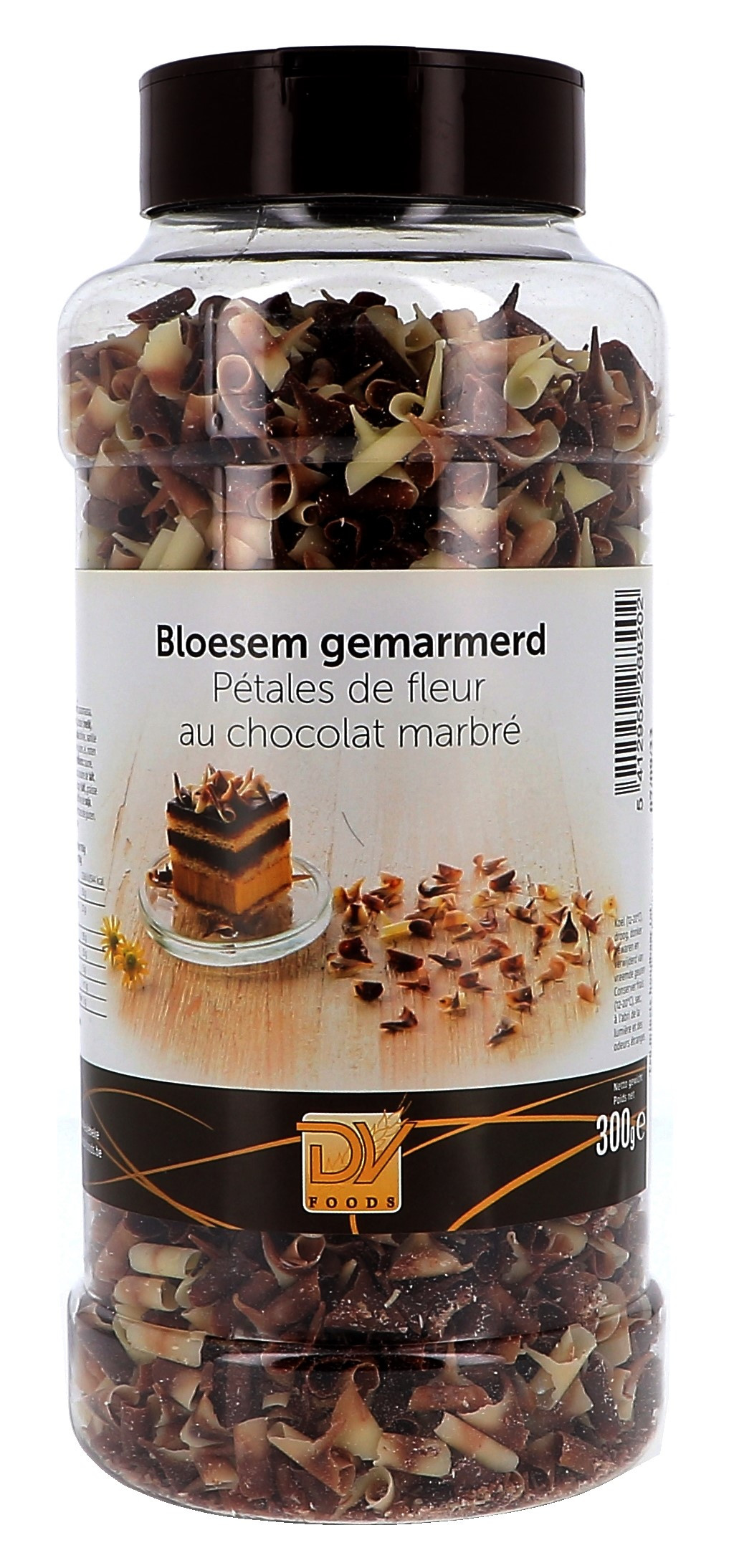 Belastingbetaler Voorzieningen nationale vlag Chocolade bloesem gemarmerd 300gr DV Foods Online Decoratie Kopen - Nevejan