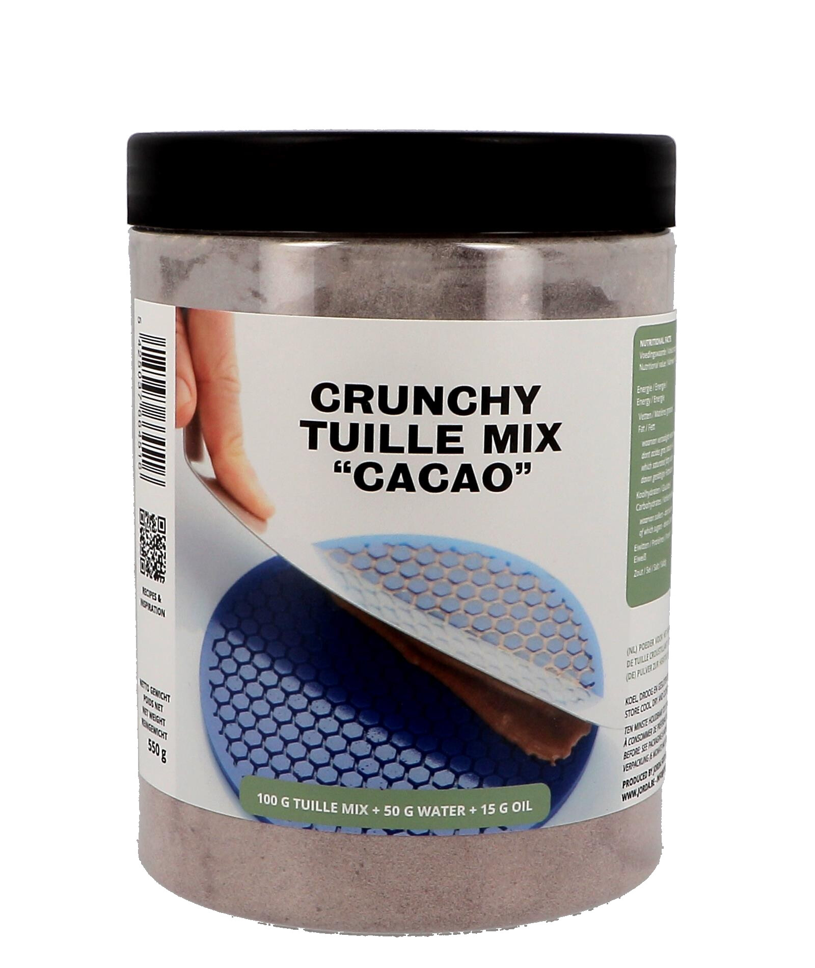 Jorda Crunchy Tuille Mix Cacao 550gr