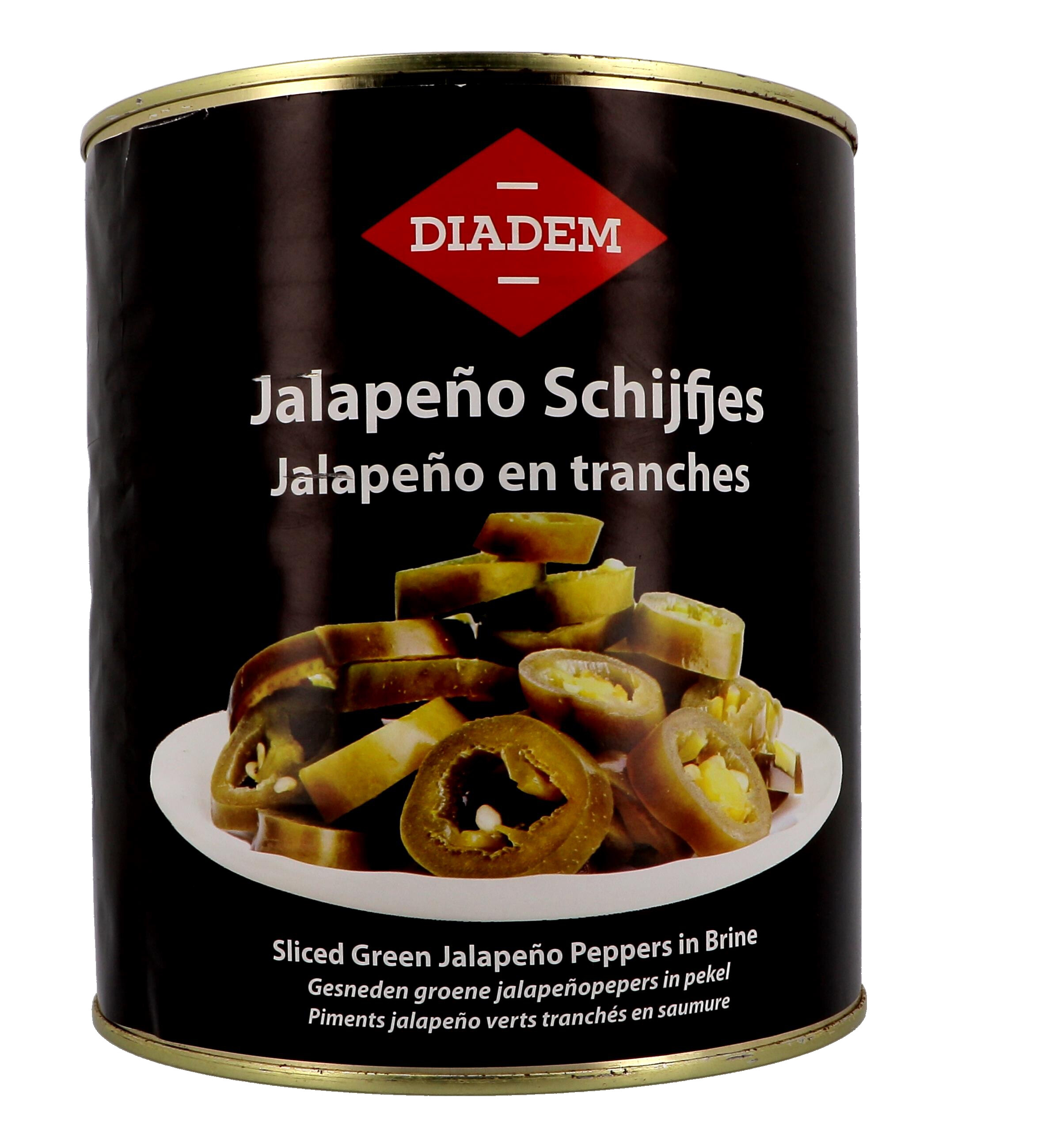 Carmen Groene Jalapeno Pepers Nacho Schijfjes 3L blik (Groentenconserven)