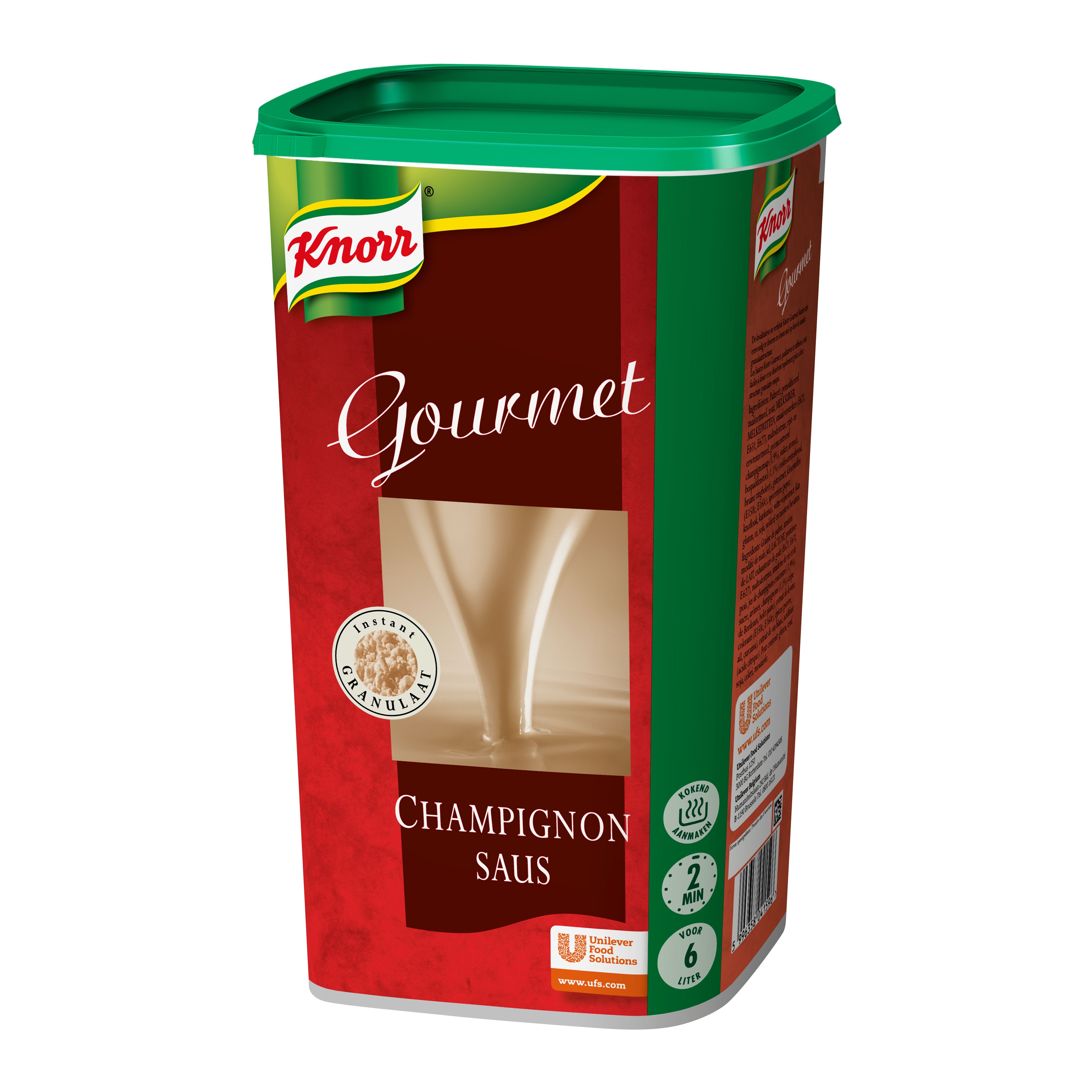 Knorr gourmet bruine saus pasta 1.25kg