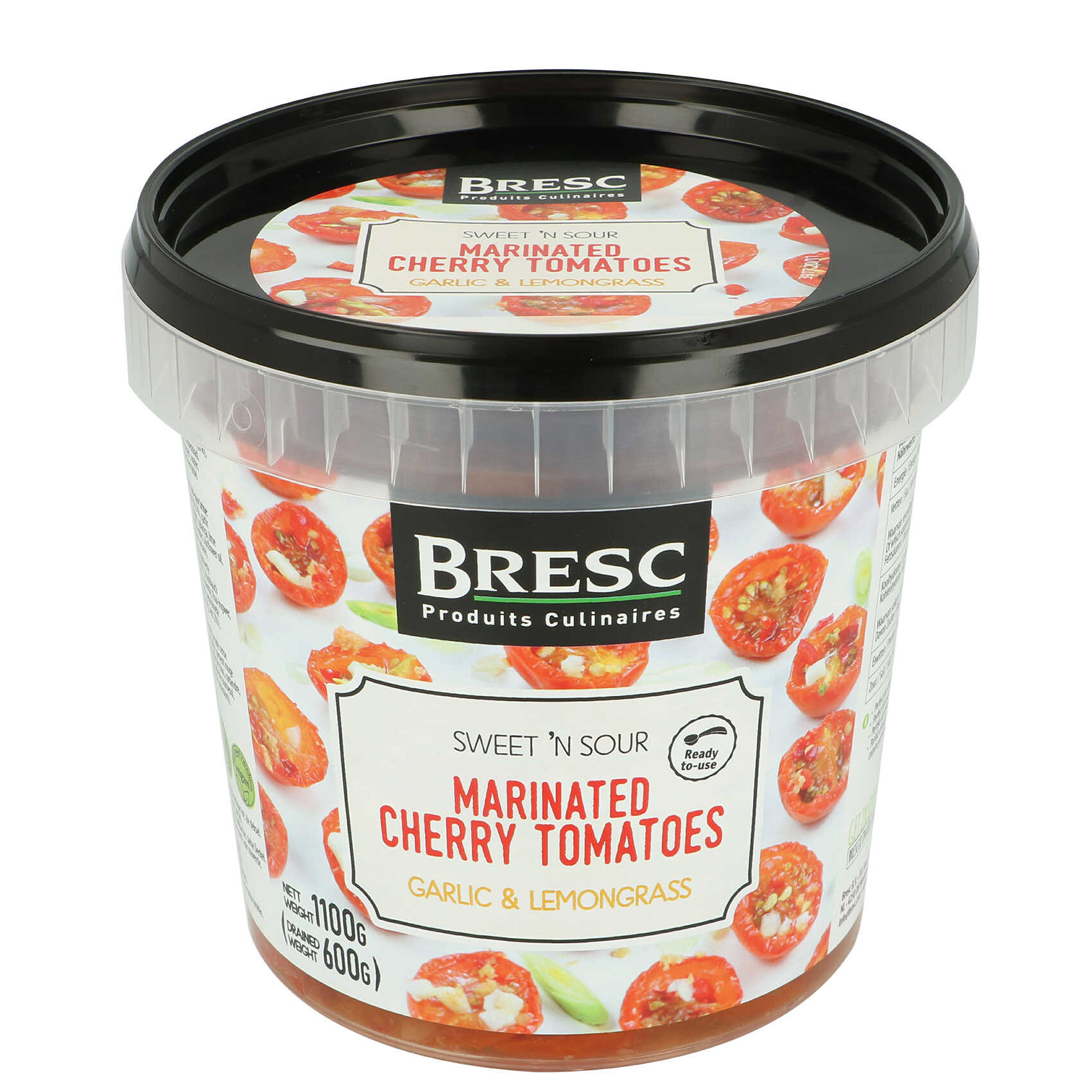 Bresc Sweet'n Sour Cherry tomaatjes Garlic Lemongrass 1100gr pot