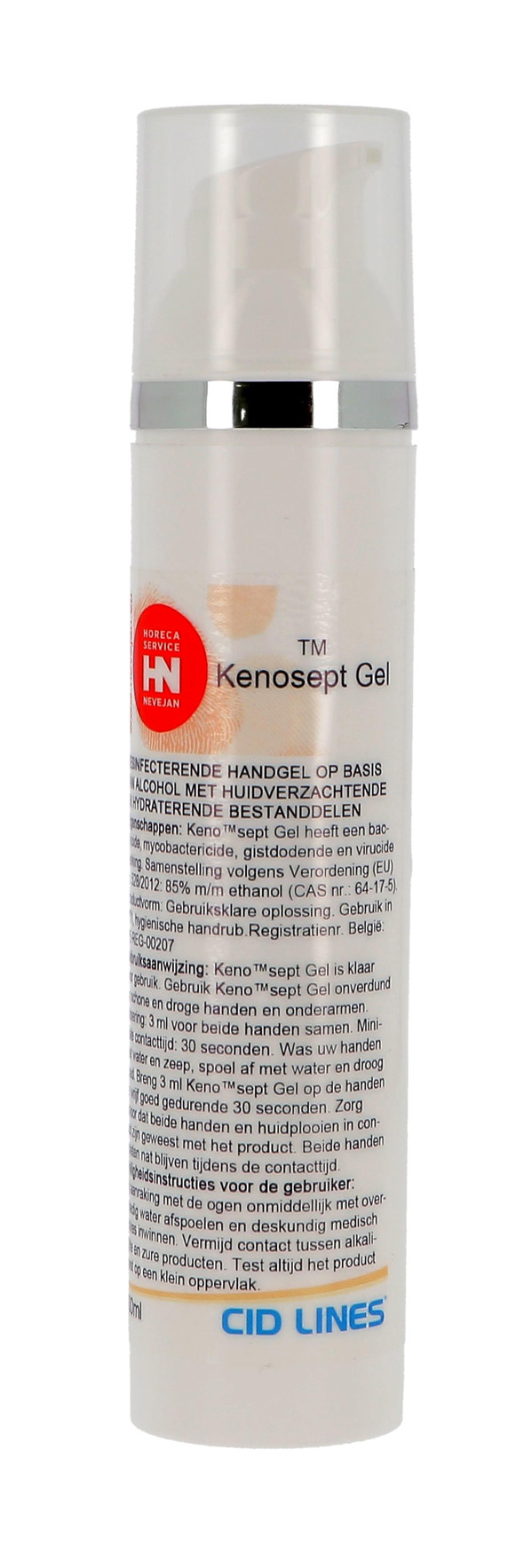 Kenosept Gel 100ml spray desinfectiemiddel voor handen Cid Lines (Handafwasproducten)