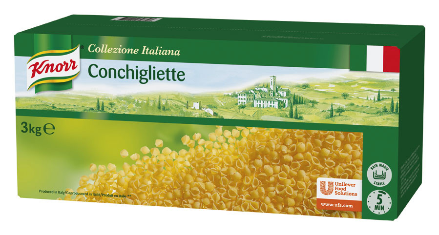 Knorr Conchigliette noedels 3kg Collezione Italiana