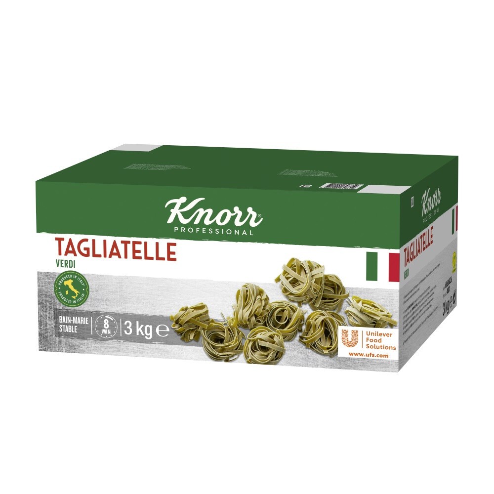 Knorr tagliatelli verde 3kg collezione italiana