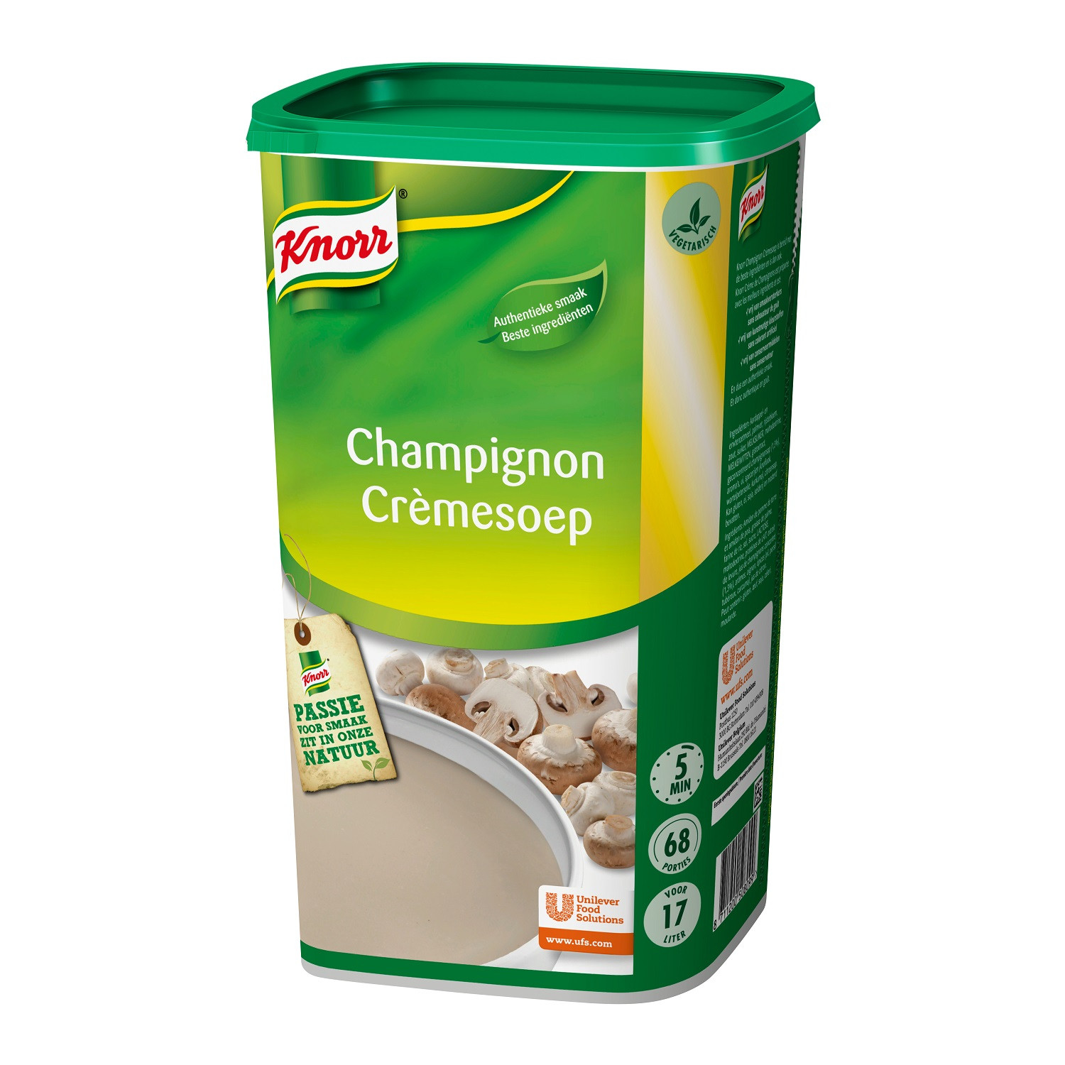 Knorr champignonsoep 1.365kg Dagsoep