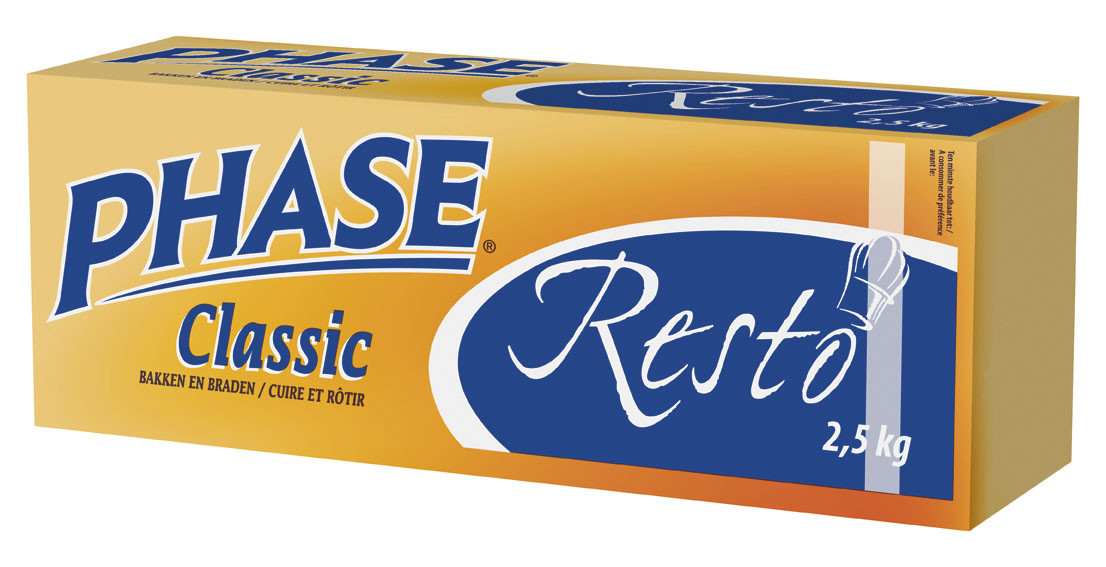 Phase classic resto margarine 4x2.5kg