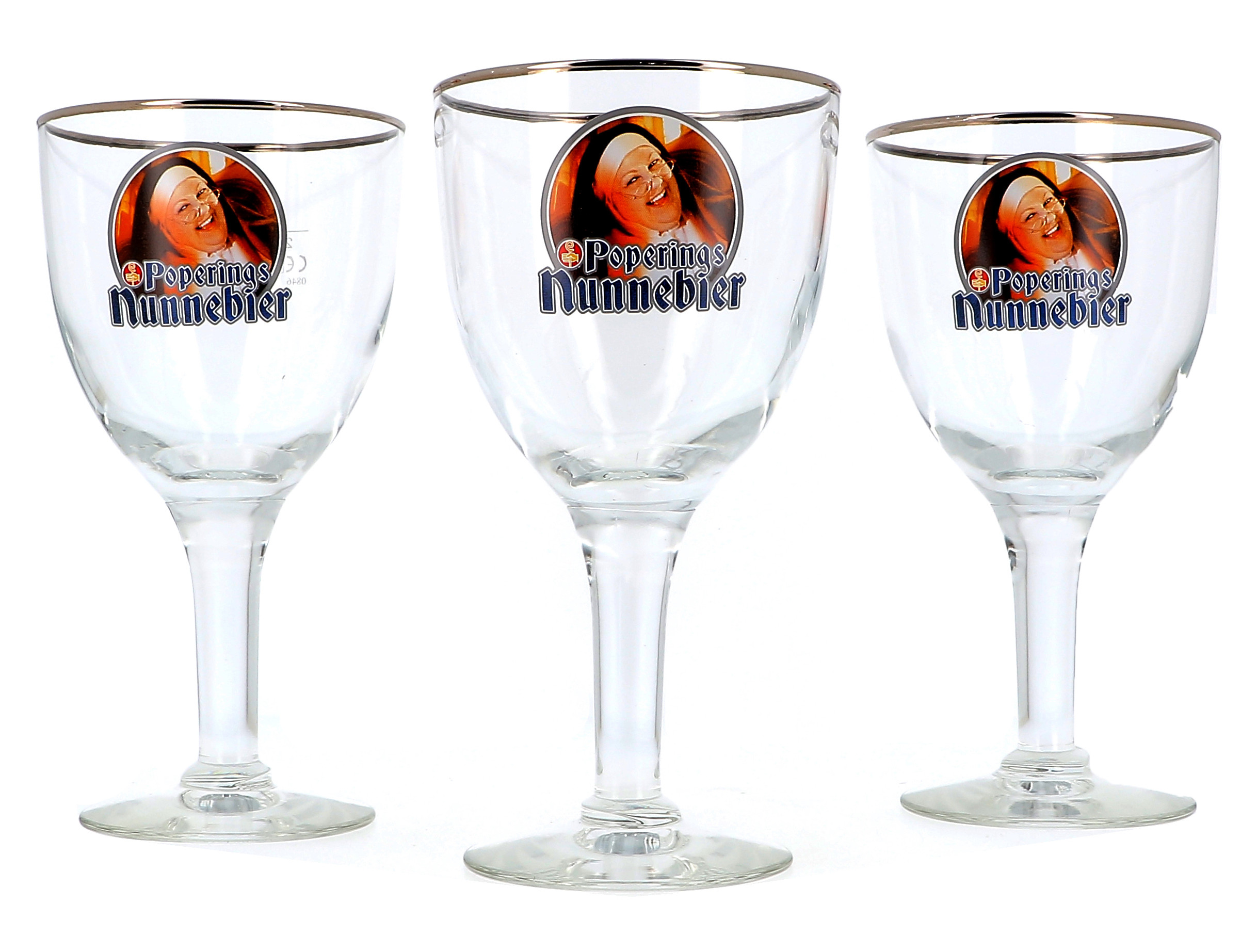 Glas Poperings Nunnebier 33cl 6 stuks (Glazen & Tassen)