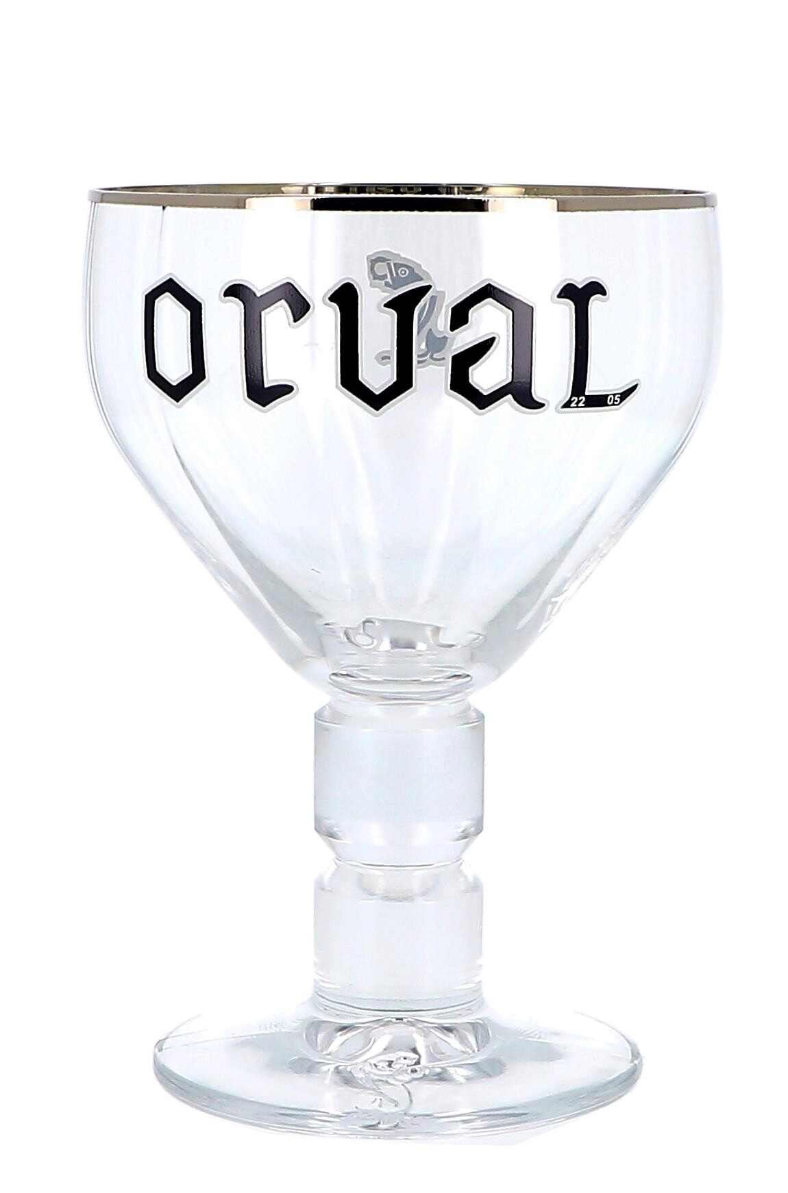 Glas Trappist Bier Orval 33cl op voet 6 stuks